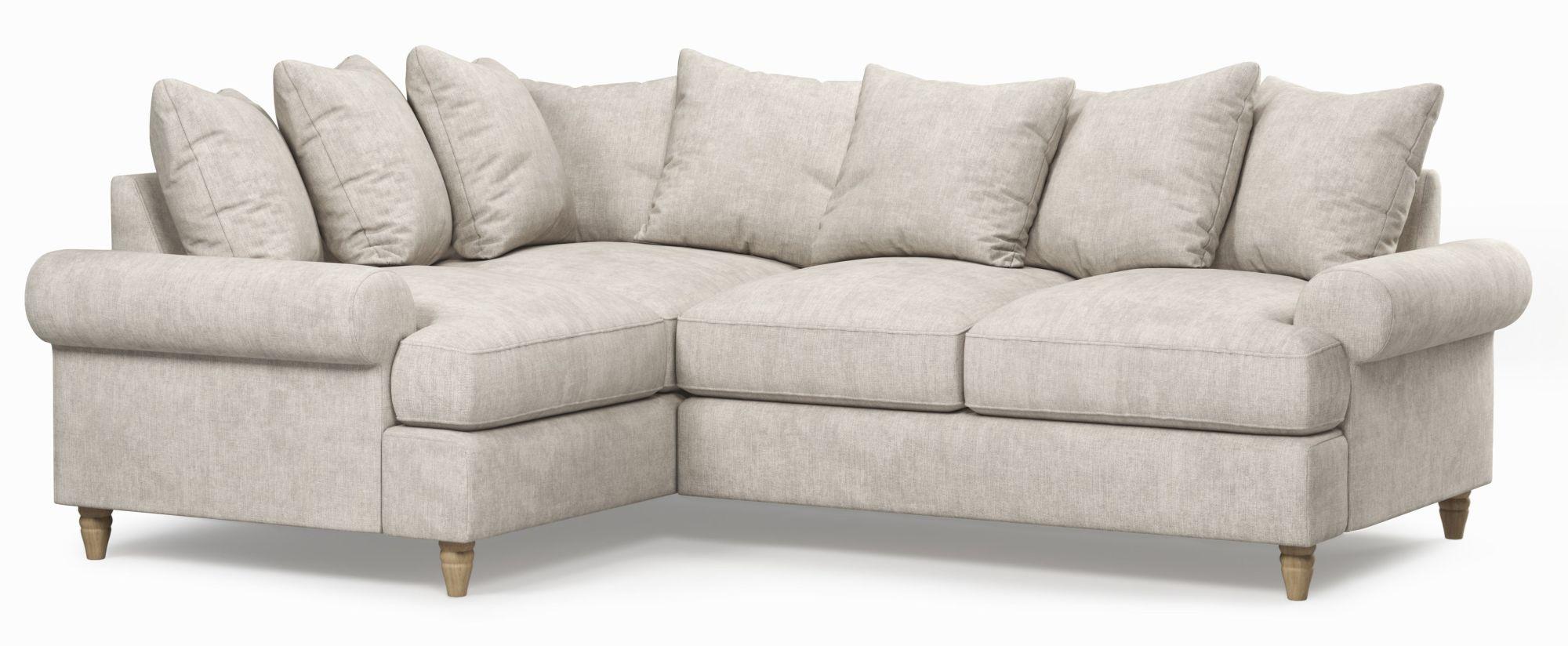 Product photograph of Narva Clay Fabric 1 Corner 2 Sofa from Choice Furniture Superstore.