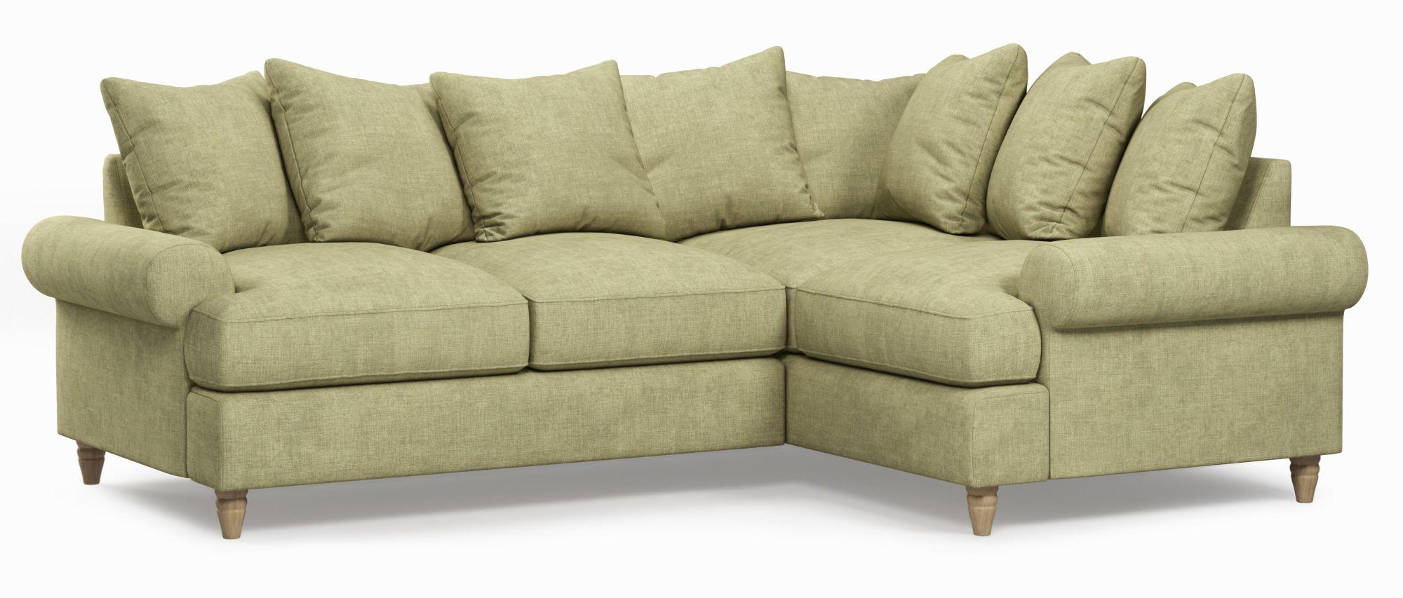 Product photograph of Narva Sage Fabric 2 Corner 1 Sofa from Choice Furniture Superstore.