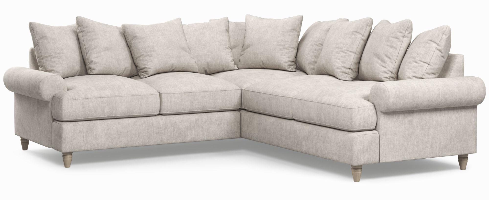 Product photograph of Narva Clay Fabric 2 Corner 2 Sofa from Choice Furniture Superstore.