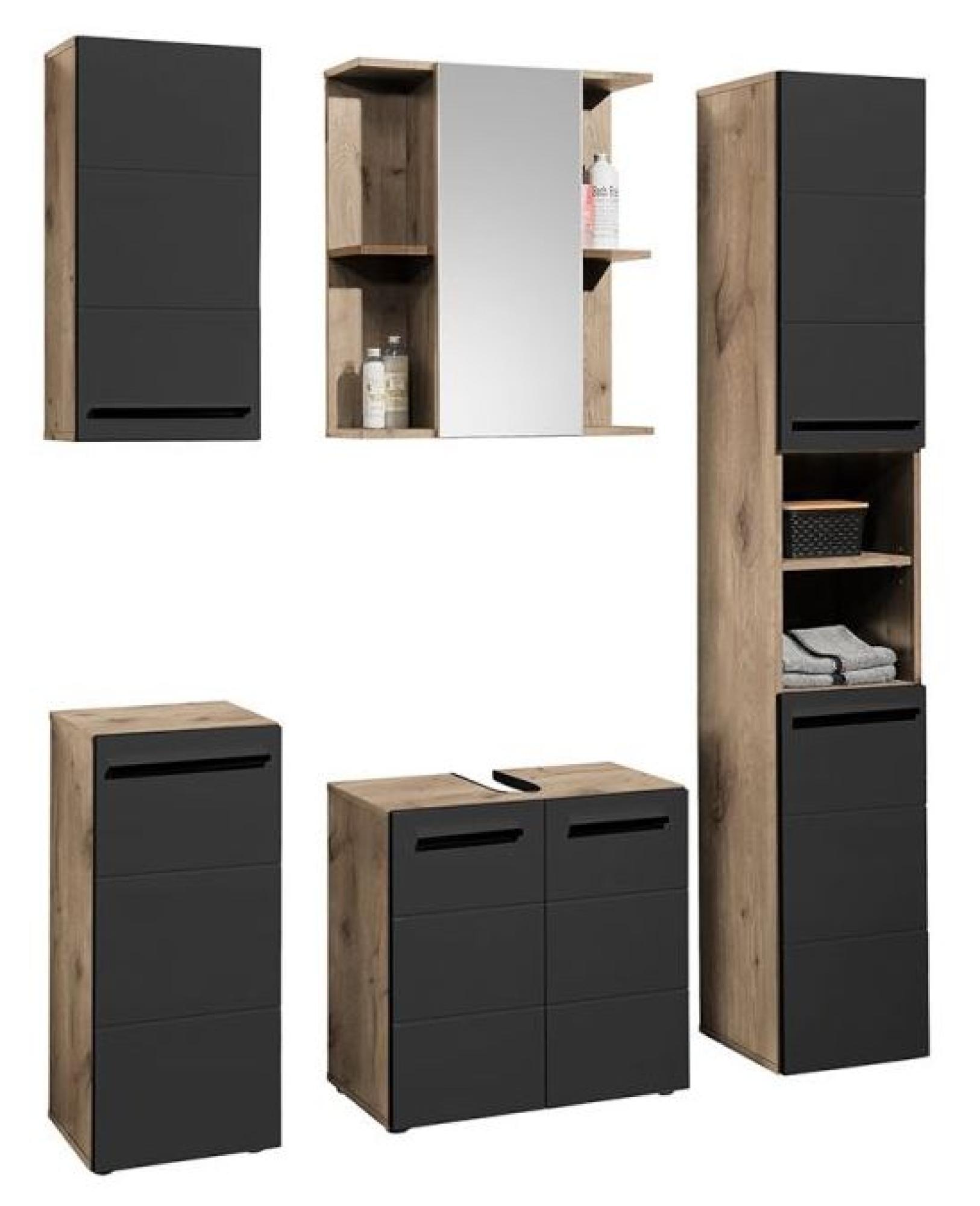 Product photograph of Vista Oak 1 Door Mirror Cabinet from Choice Furniture Superstore.