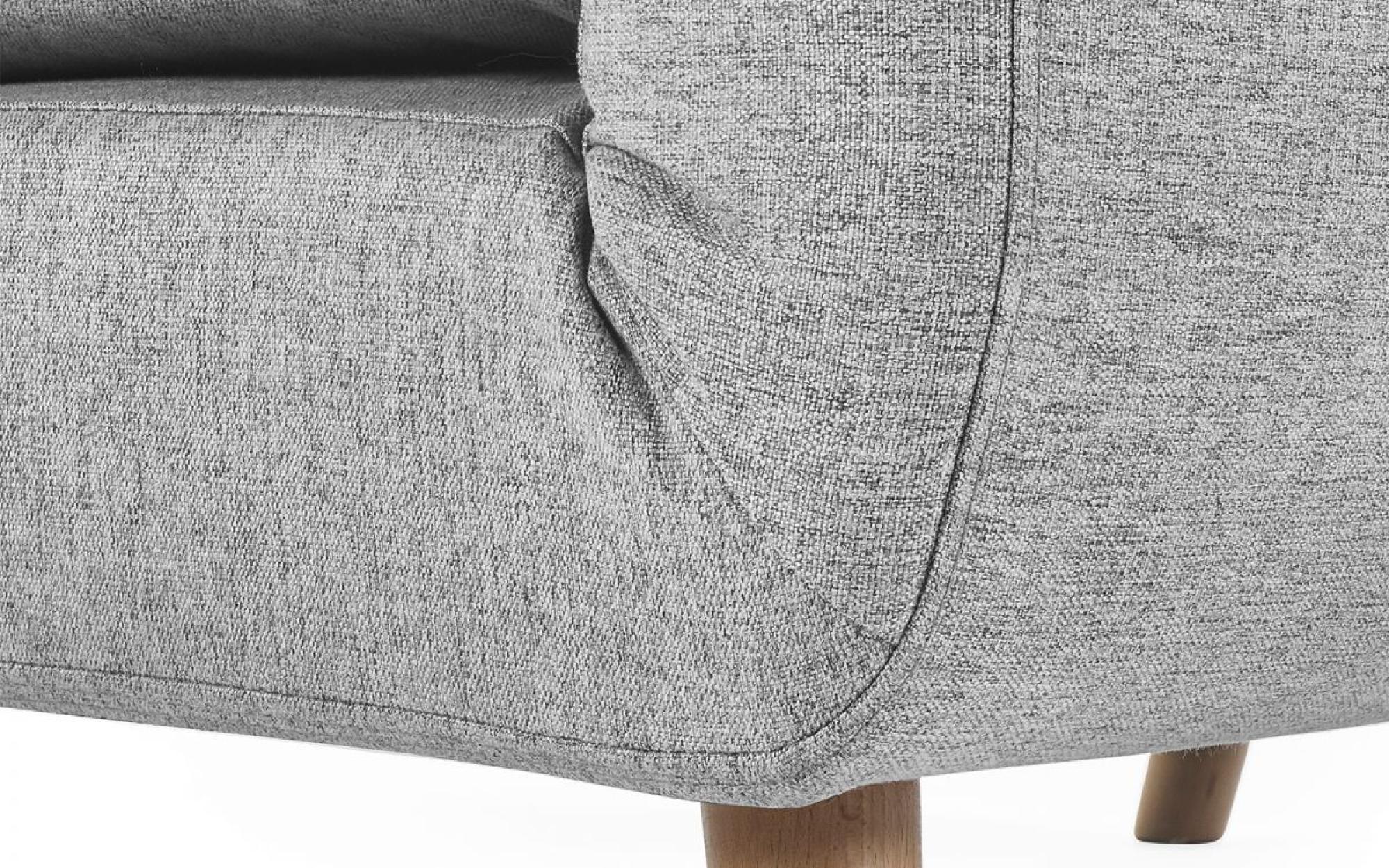 Product photograph of Rowan Grey Fabric Click Clack Chair Bed from Choice Furniture Superstore.