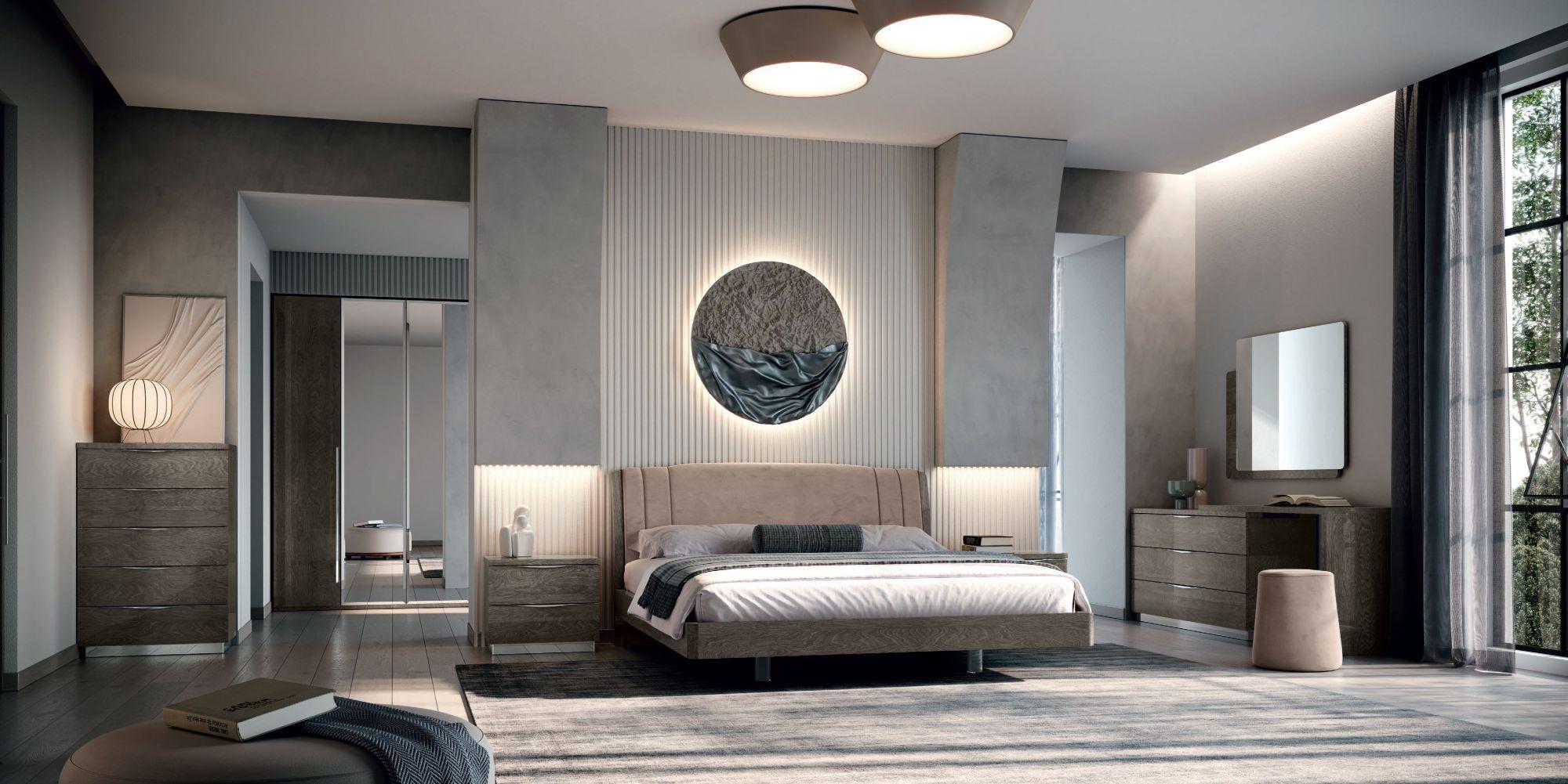 Product photograph of Modum Denali Silver Birch Italian 2 Drawer Bedside Cabinet from Choice Furniture Superstore.