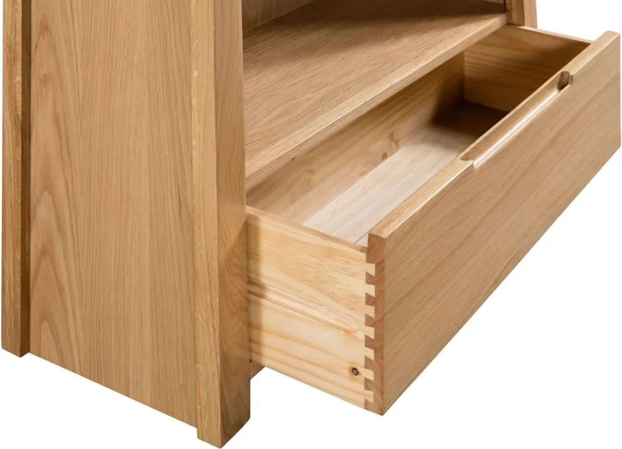 Product photograph of Clearance - Curve Oak 115cm Tv Unit - Fss15864 from Choice Furniture Superstore.