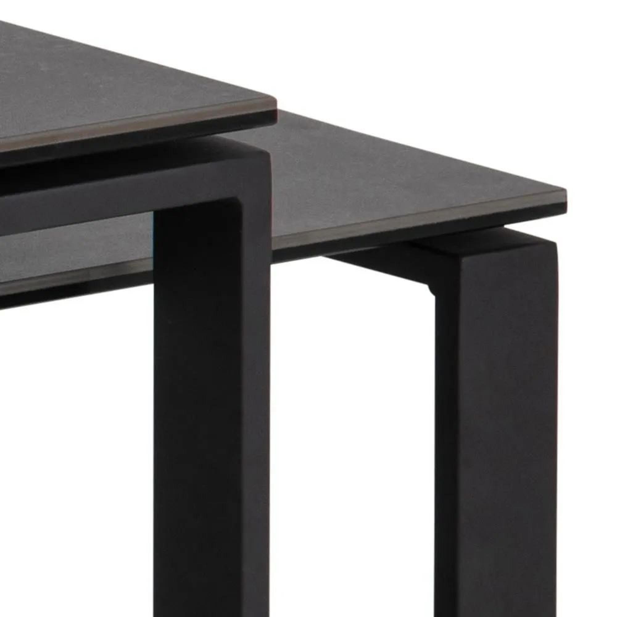 Product photograph of Clearance - Set Of 2 Kiefer Black Ceramic Coffee Table - Fss15807 from Choice Furniture Superstore.