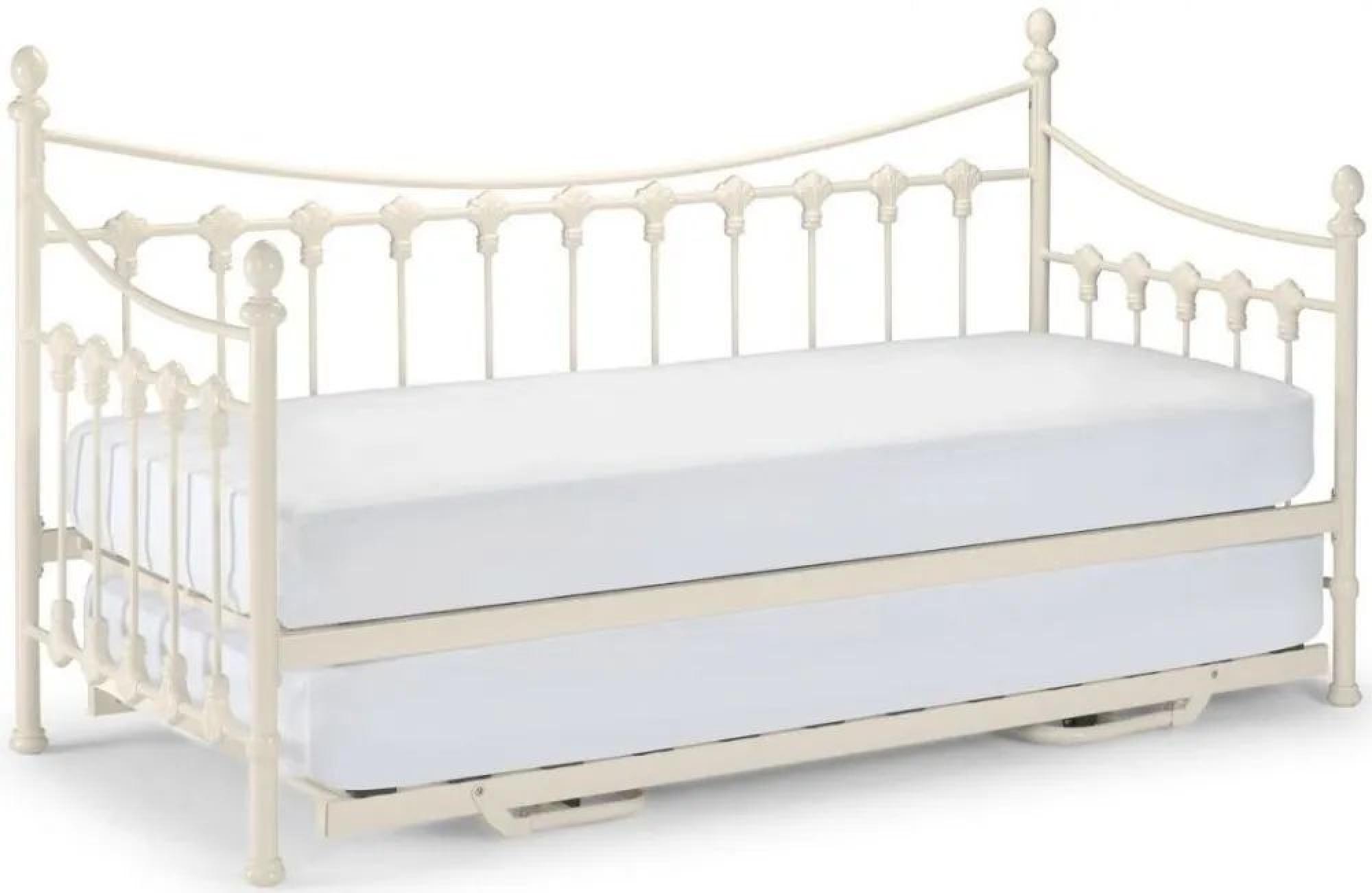 Product photograph of Clearance - Versailles White Metal Underbed Trundle - Fss15956 from Choice Furniture Superstore.
