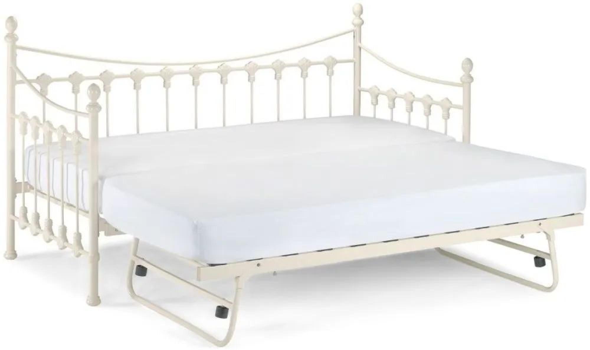Product photograph of Clearance - Versailles White Metal Frame Day Bed - Fss15955 from Choice Furniture Superstore.