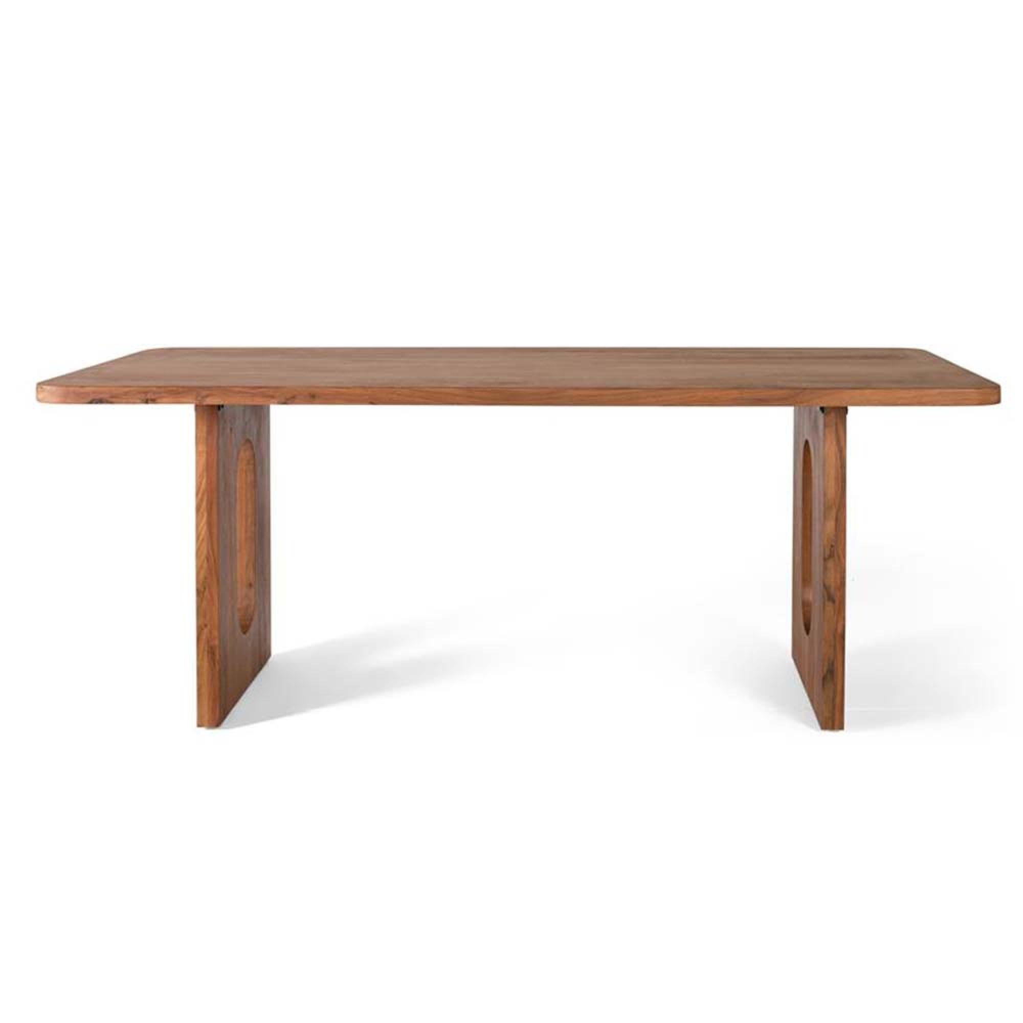 Product photograph of Ronceverte Acacia Wood 8 Seater Dining Table from Choice Furniture Superstore.