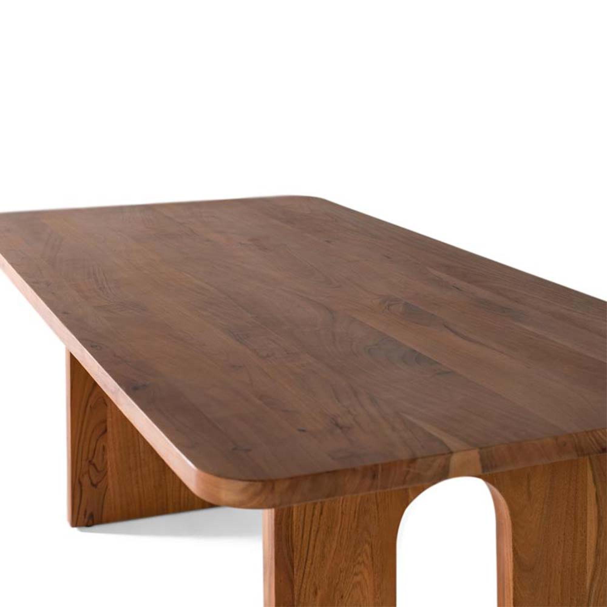 Product photograph of Ronceverte Acacia Wood 8 Seater Dining Table from Choice Furniture Superstore.
