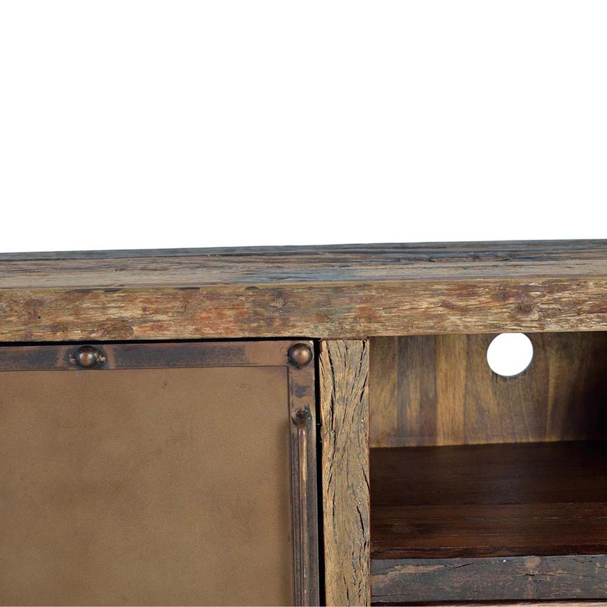 Product photograph of Pemberton Railway Wood Storage Tv Unit from Choice Furniture Superstore.