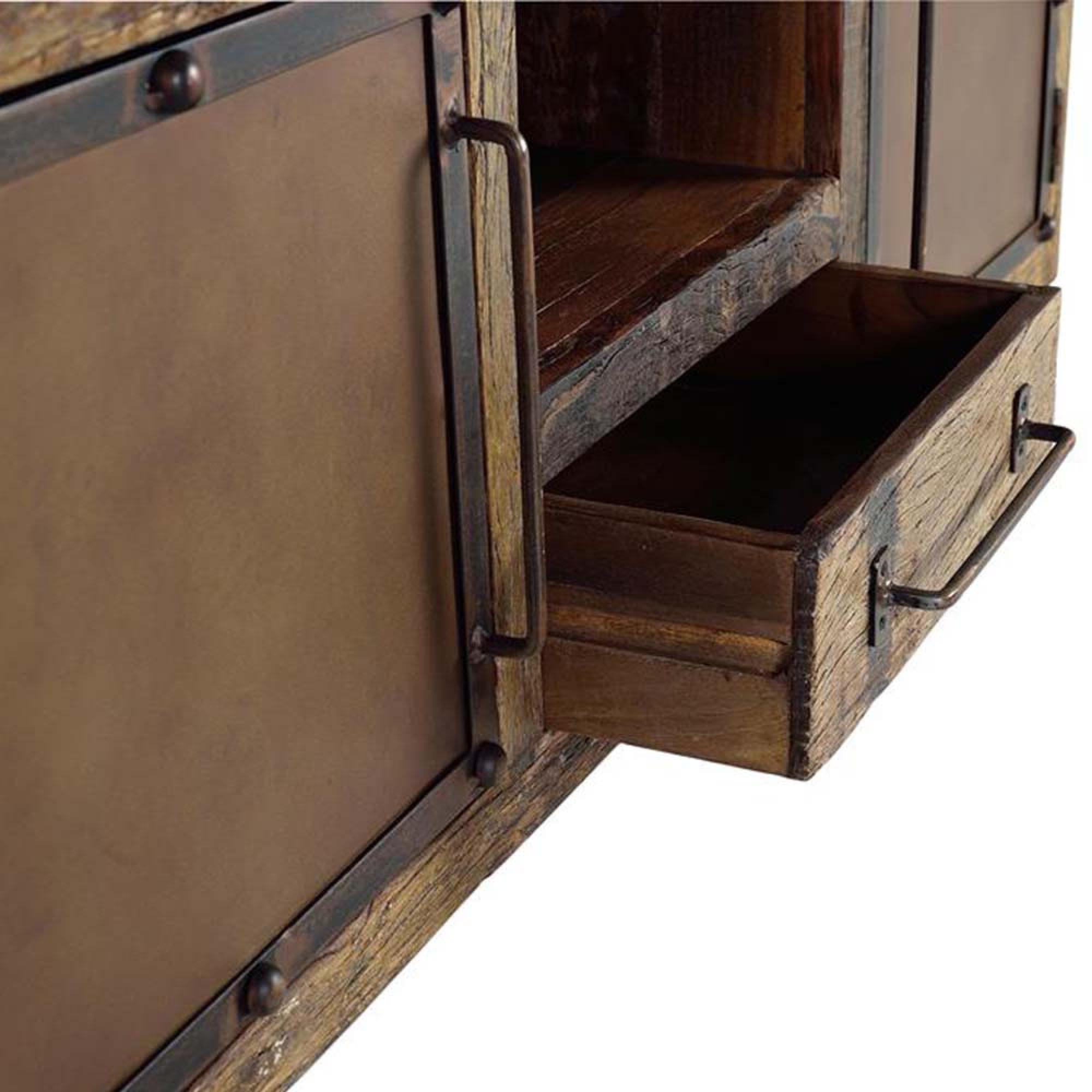 Product photograph of Pemberton Railway Wood Storage Tv Unit from Choice Furniture Superstore.