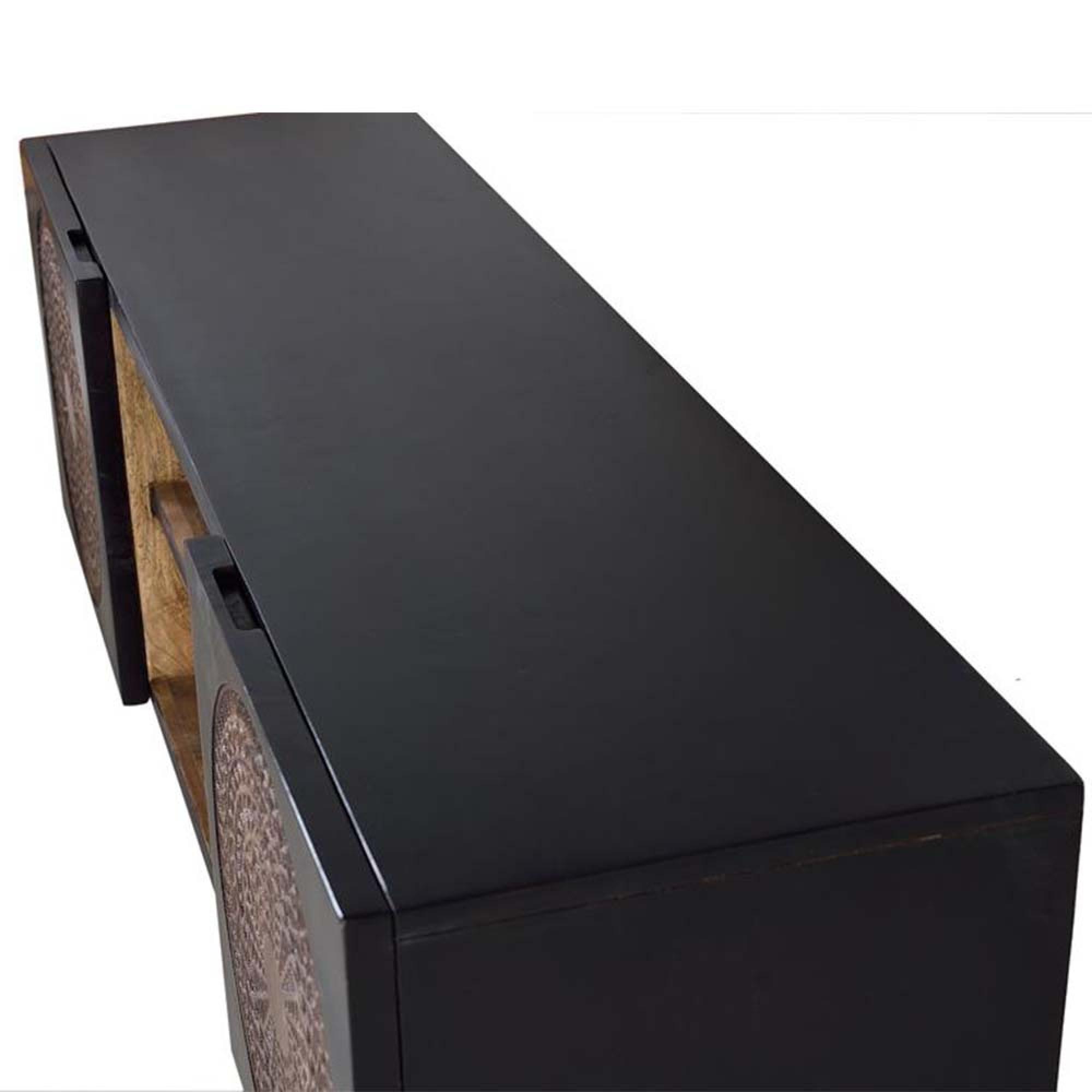 Product photograph of Refton Mango Wood Storage Tv Unit from Choice Furniture Superstore.
