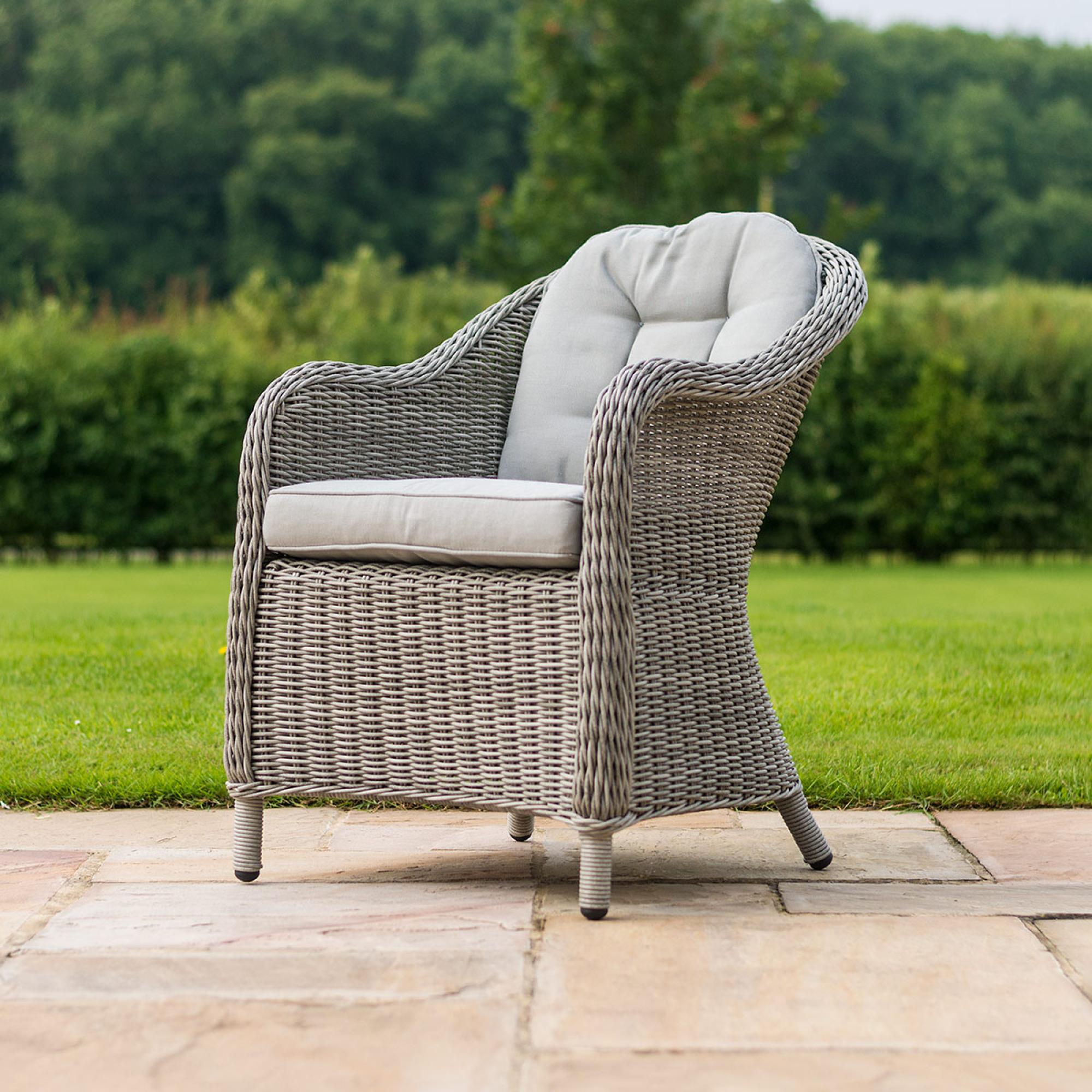 Product photograph of Maze Oxford Heritage 8 Seat Round Rattan Dining Set With Lazy Susan And Ice Bucket from Choice Furniture Superstore.