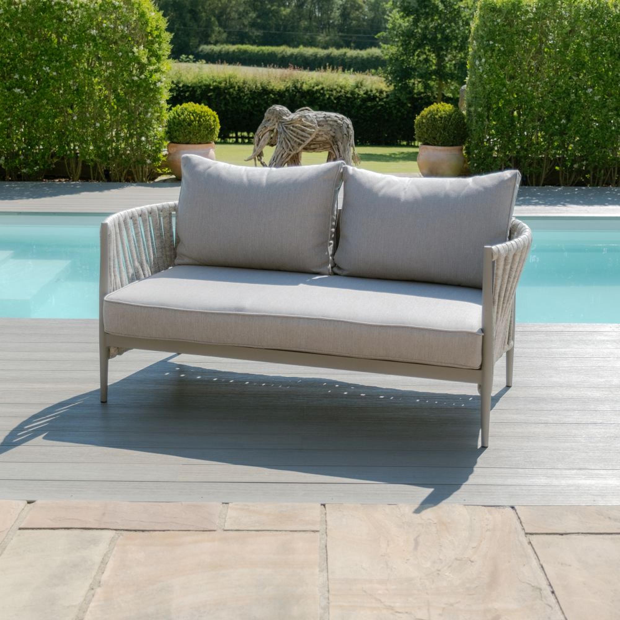 Product photograph of Maze Milan Cool Linen 2 Seat Sofa Set from Choice Furniture Superstore.