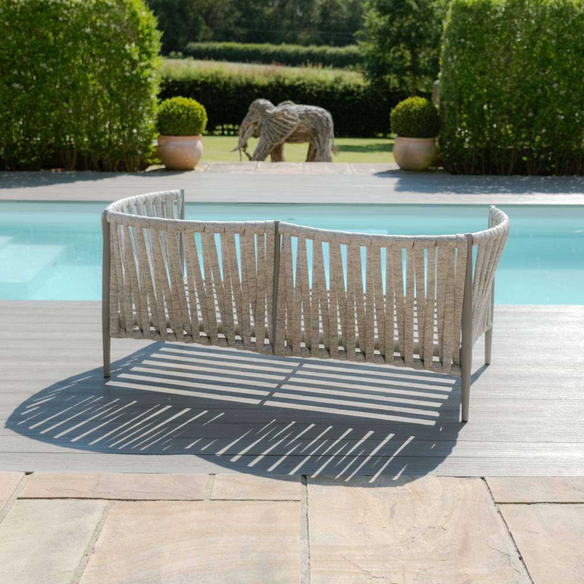 Product photograph of Maze Milan Cool Linen 2 Seat Sofa Set from Choice Furniture Superstore.