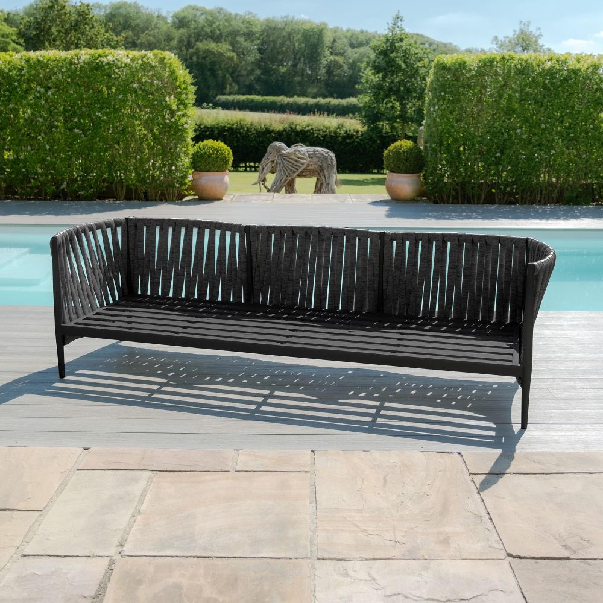 Product photograph of Maze Milan Charcoal 3 Seat Sofa Set from Choice Furniture Superstore.