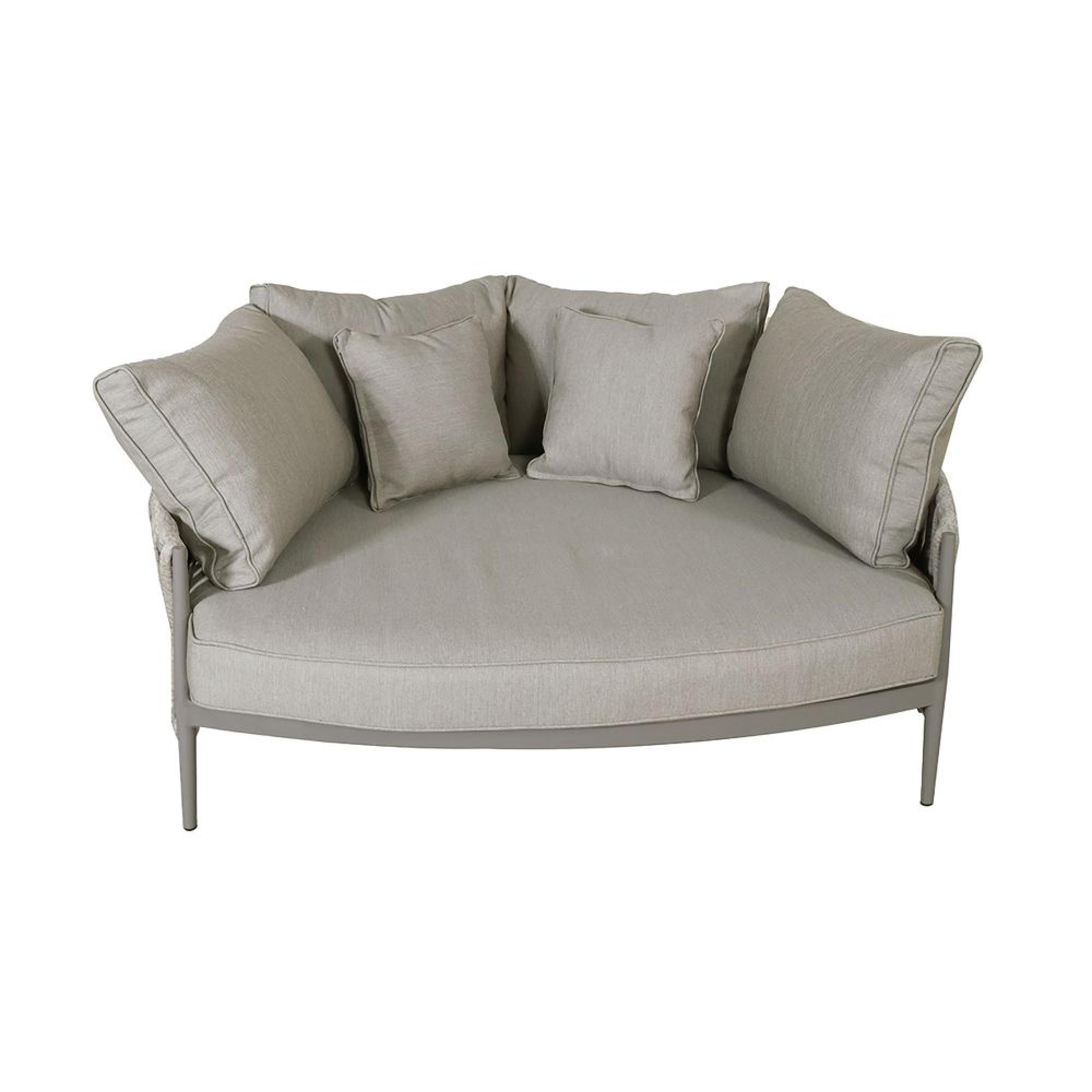 Product photograph of Maze Milan Cool Linen Fabric Daybed from Choice Furniture Superstore.
