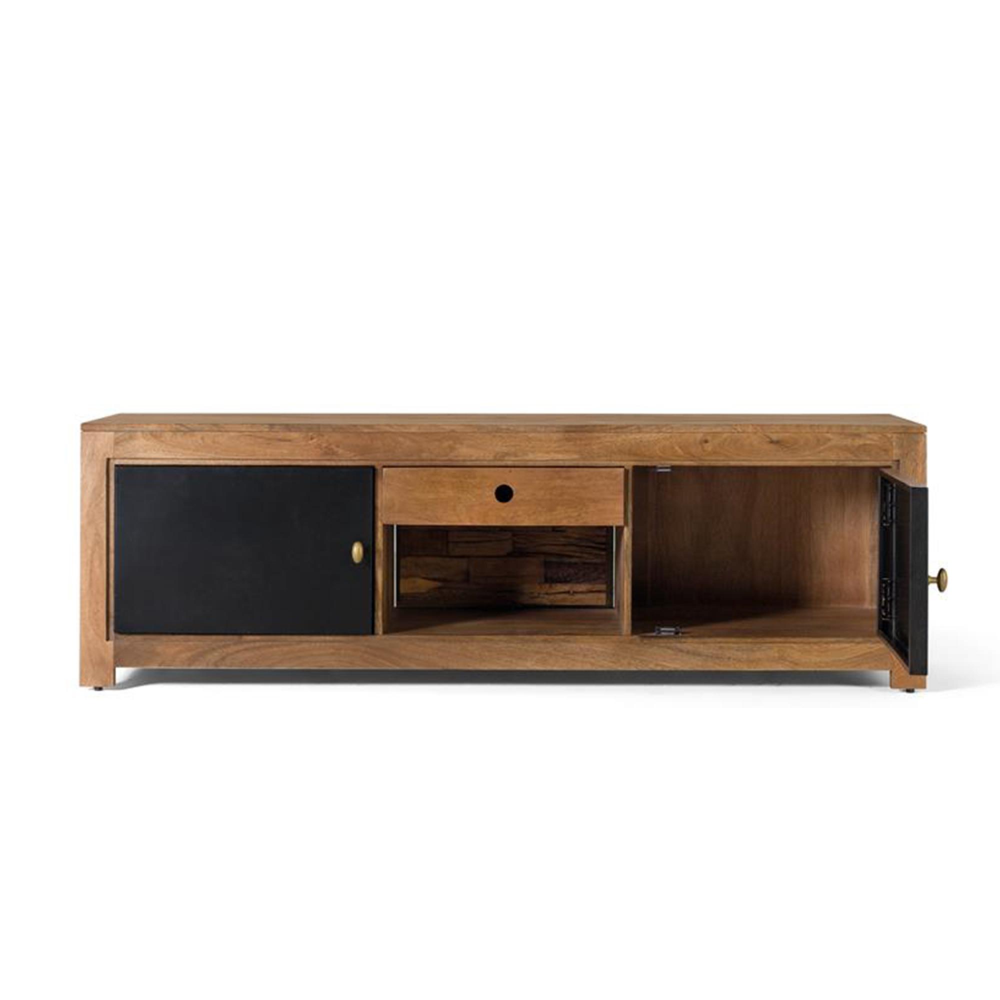 Product photograph of Kiester Mango Wood Storage Tv Unit from Choice Furniture Superstore.