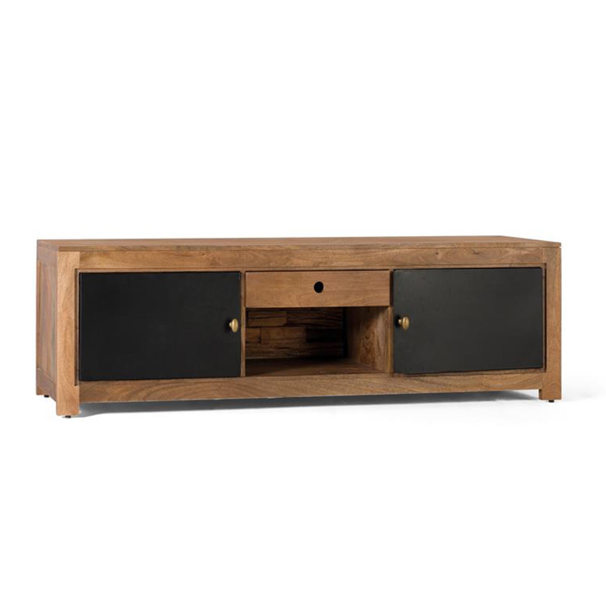 Product photograph of Kiester Mango Wood Storage Tv Unit from Choice Furniture Superstore.