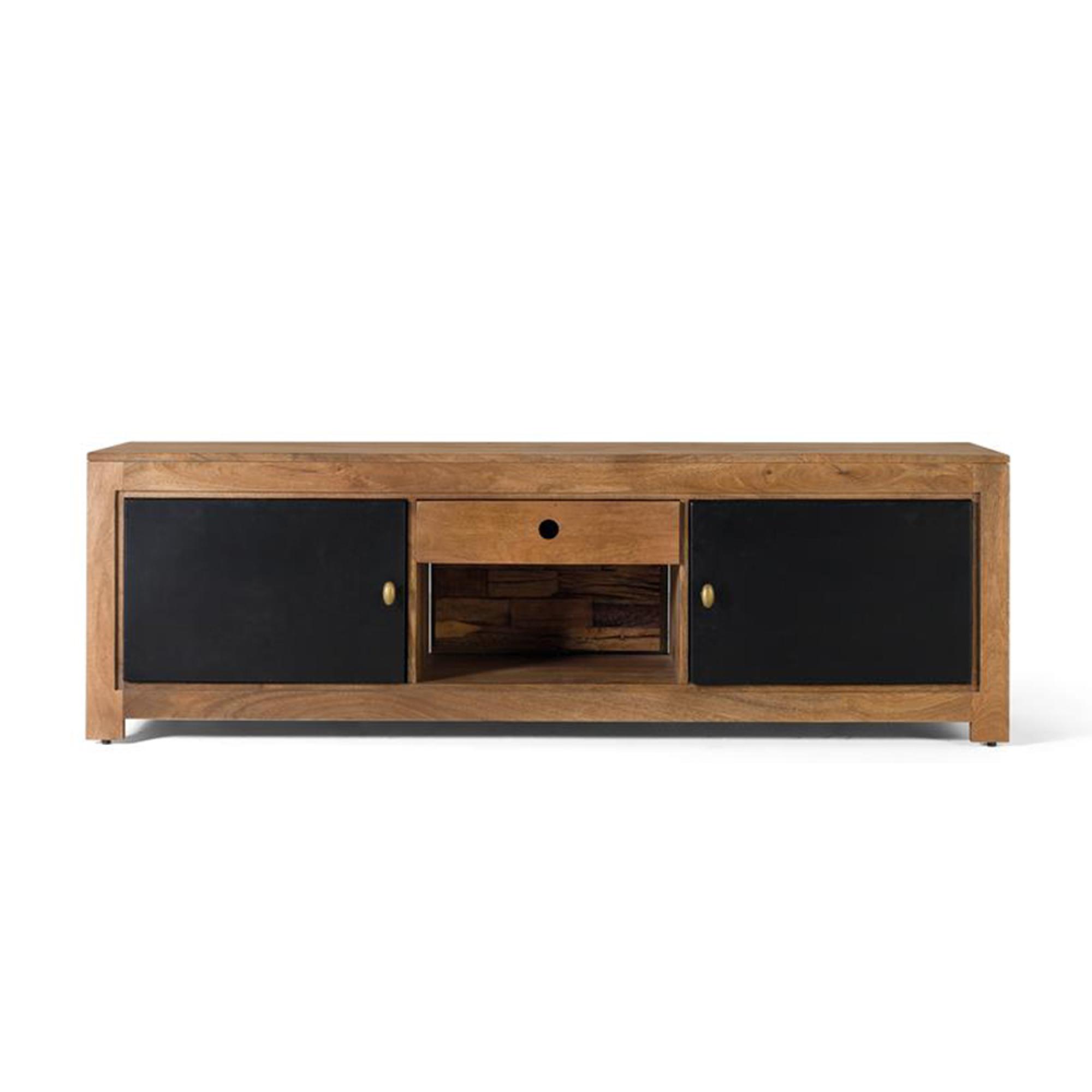 Product photograph of Kiester Mango Wood Storage Tv Unit from Choice Furniture Superstore.