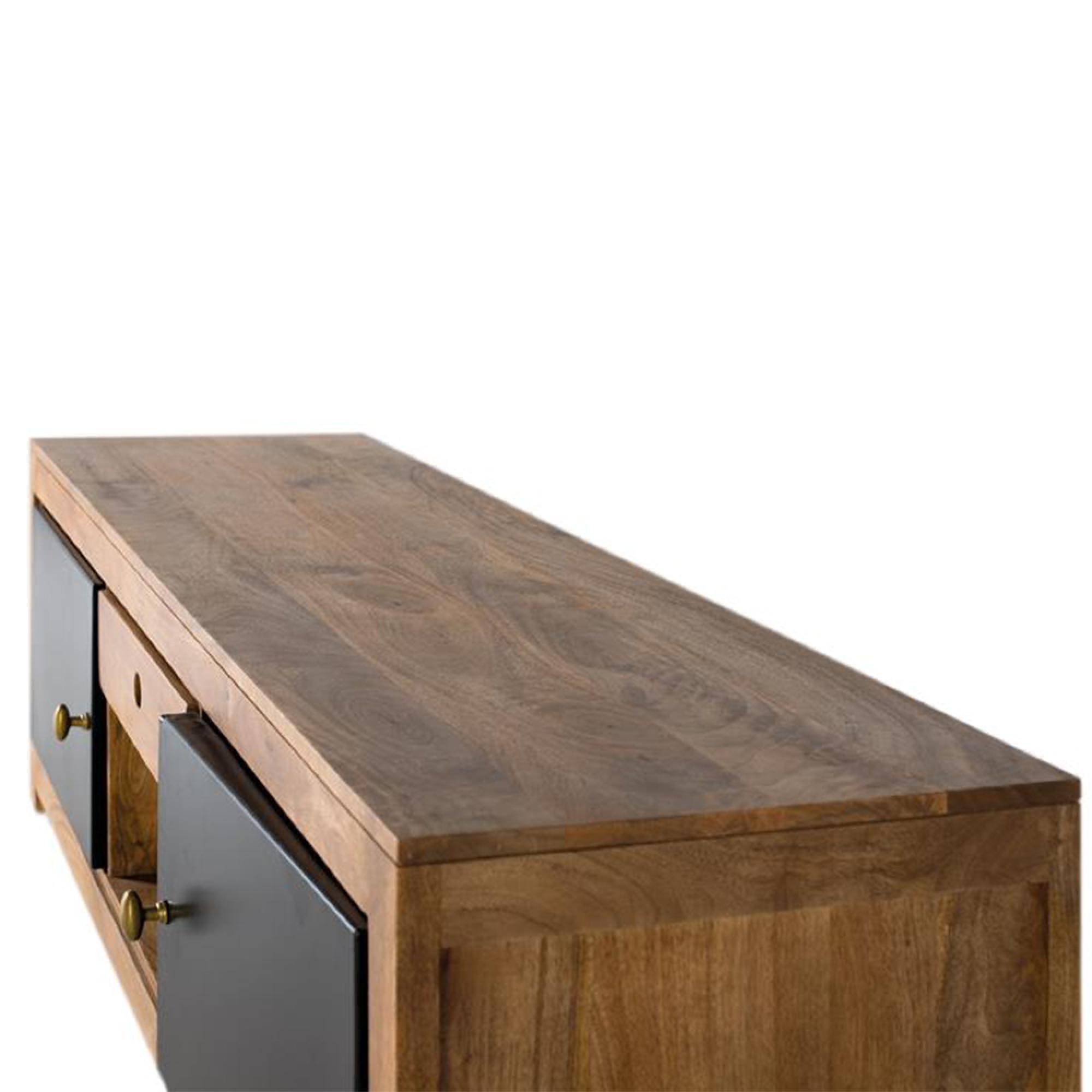 Product photograph of Kiester Mango Wood Storage Tv Unit from Choice Furniture Superstore.