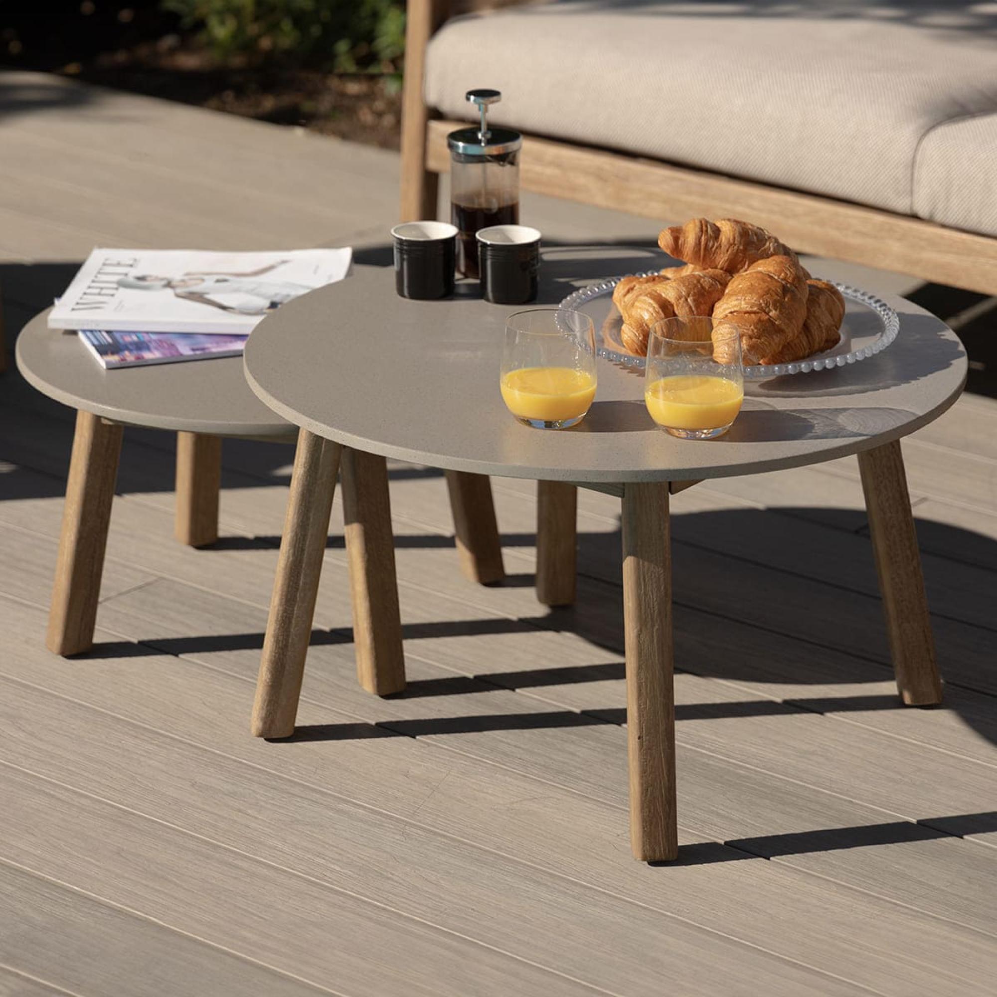 Product photograph of Maze Martinique Light Brown 3 Seat Sofa Set from Choice Furniture Superstore.