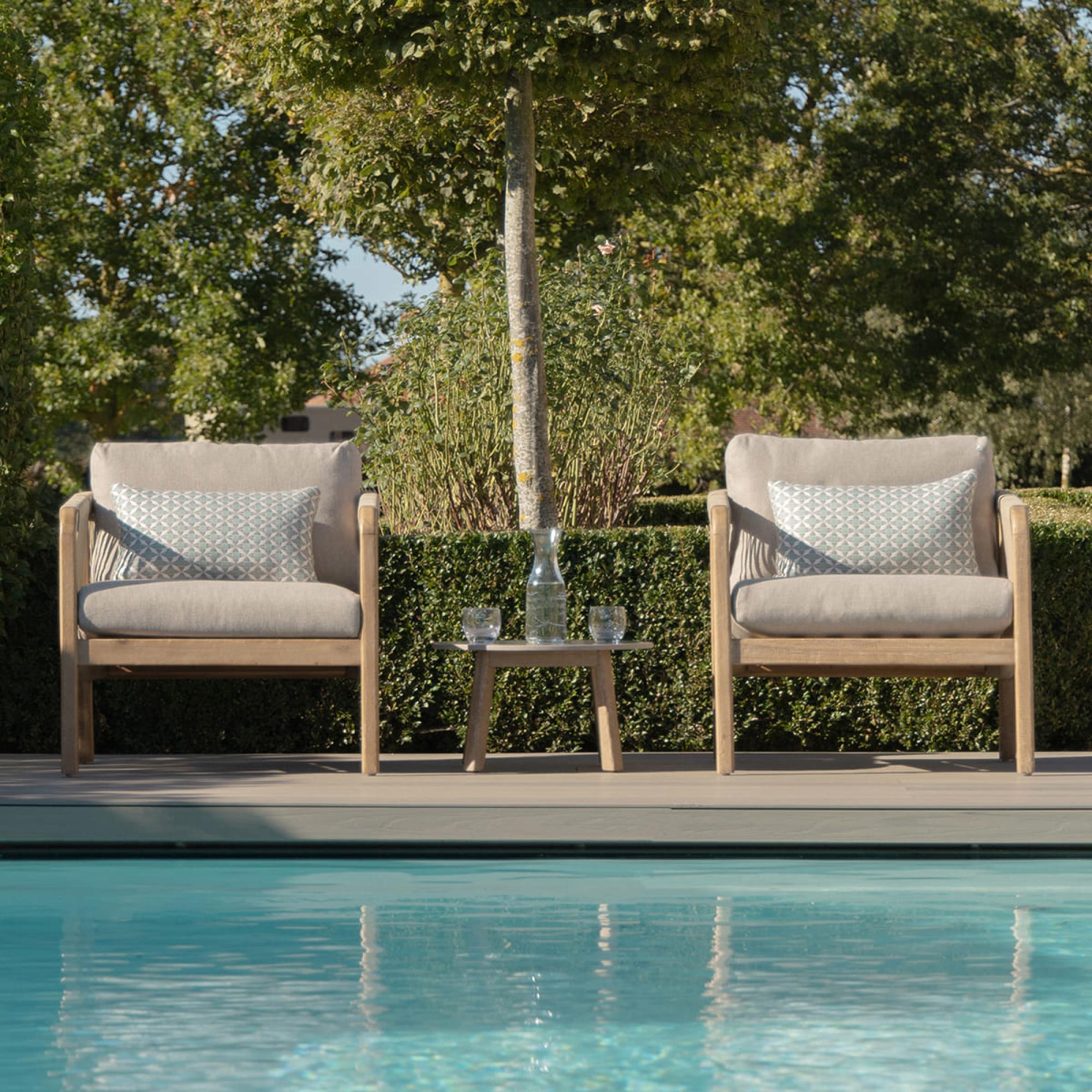 Product photograph of Maze Martinique Light Brown Lounge Set from Choice Furniture Superstore.