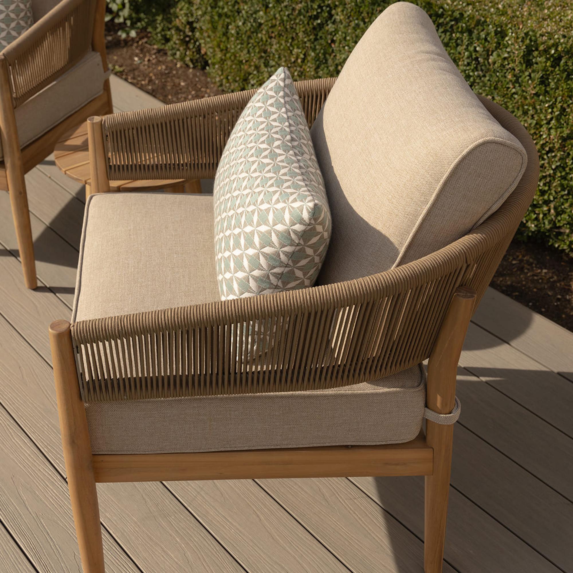 Product photograph of Maze Porto Sandstone Lounge Chair from Choice Furniture Superstore.