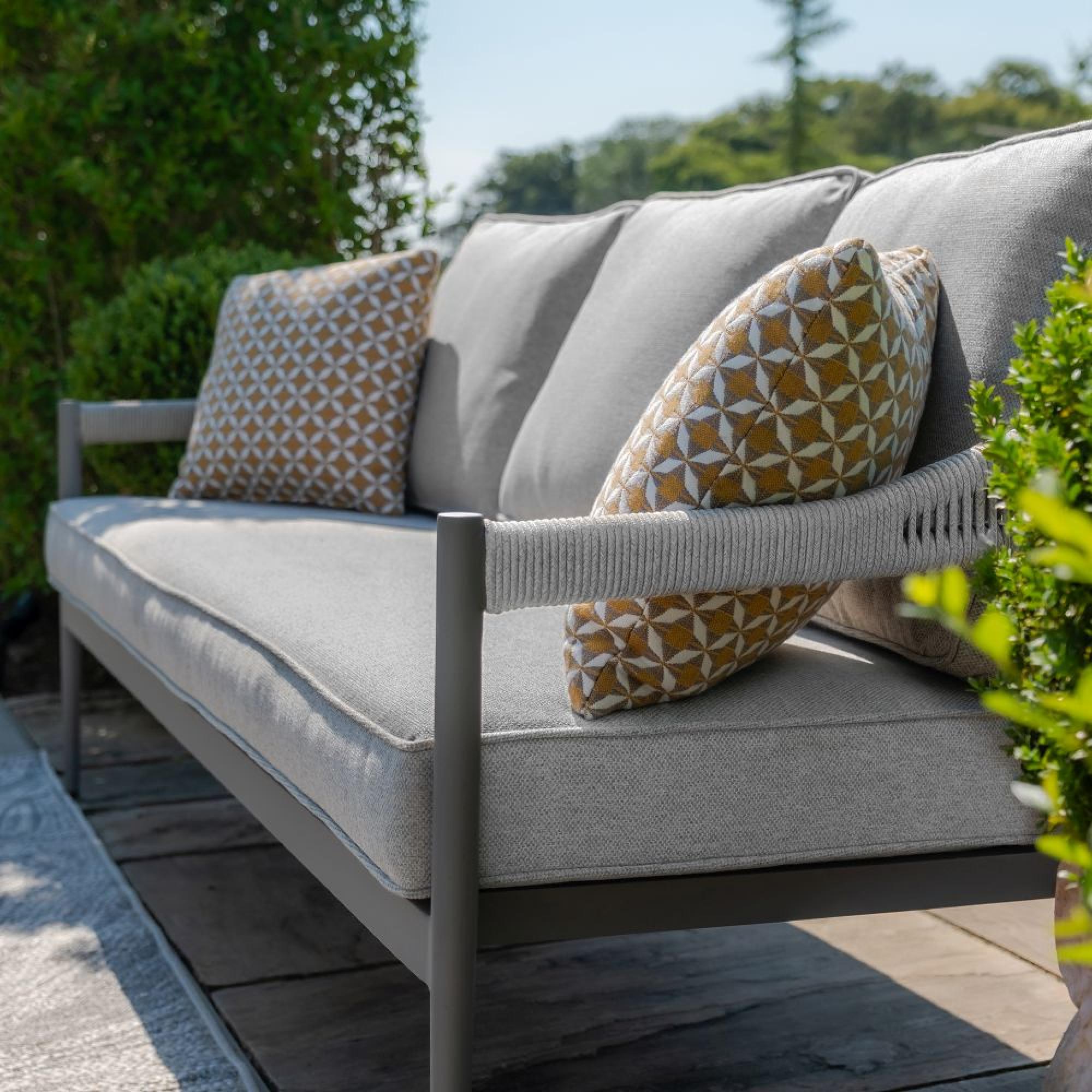 Product photograph of Maze Florence Cool Linen 3 Seat Sofa Set With 2 Armchairs from Choice Furniture Superstore.