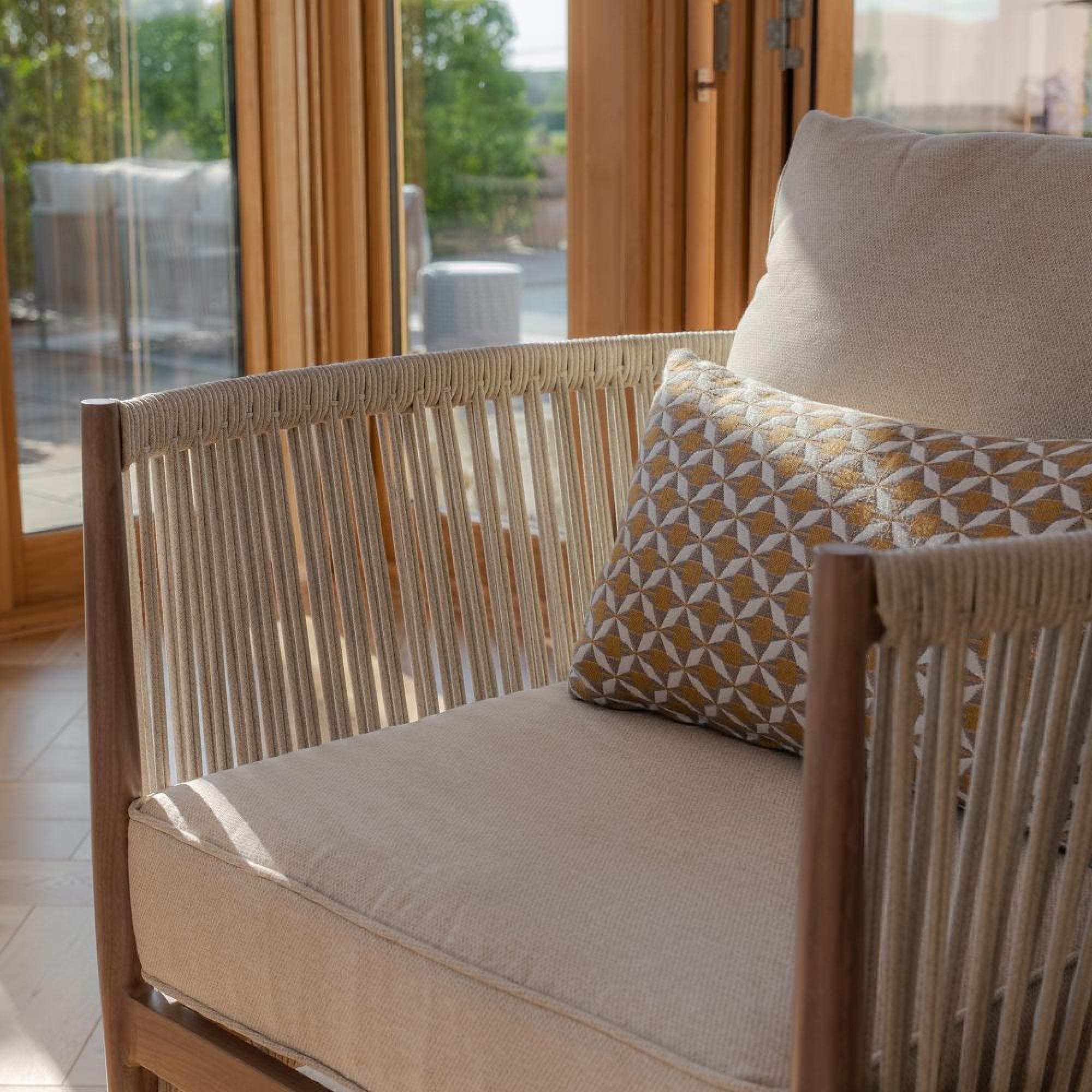 Product photograph of Maze Havana Natural Linen Lounge Chair from Choice Furniture Superstore.