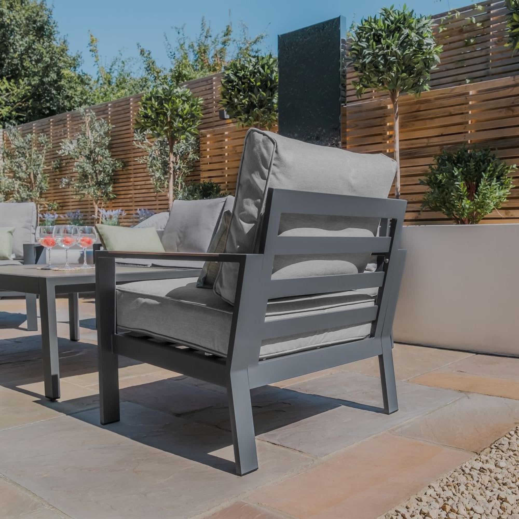 Product photograph of Maze Vancouver Dove Grey 2 Seat Sofa Set from Choice Furniture Superstore.
