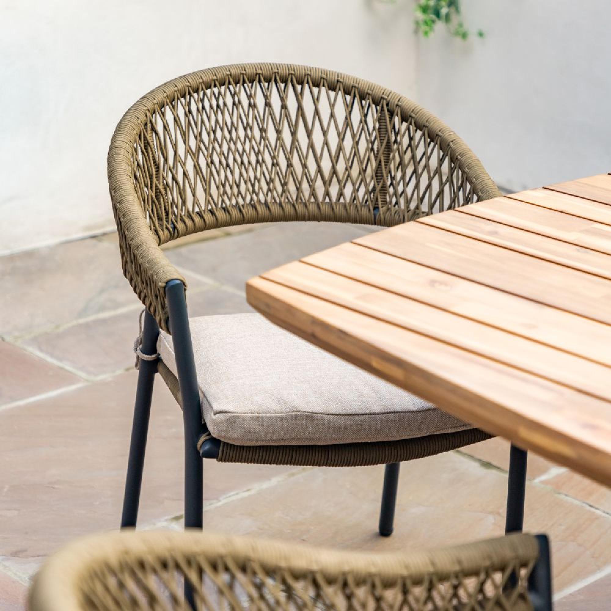 Product photograph of Maze New Bali Sandstone 8 Seat Oval Dining Set from Choice Furniture Superstore.