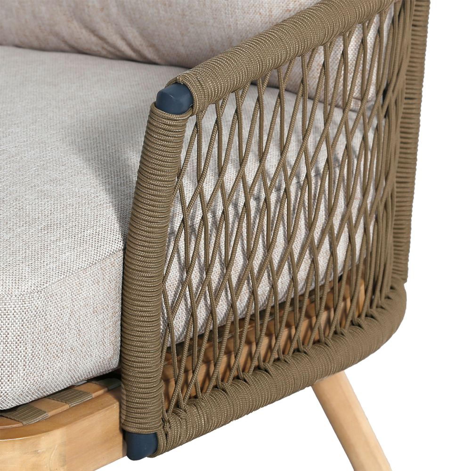 Product photograph of Maze New Bali Sandstone Corner Sofa Set With Armchair from Choice Furniture Superstore.