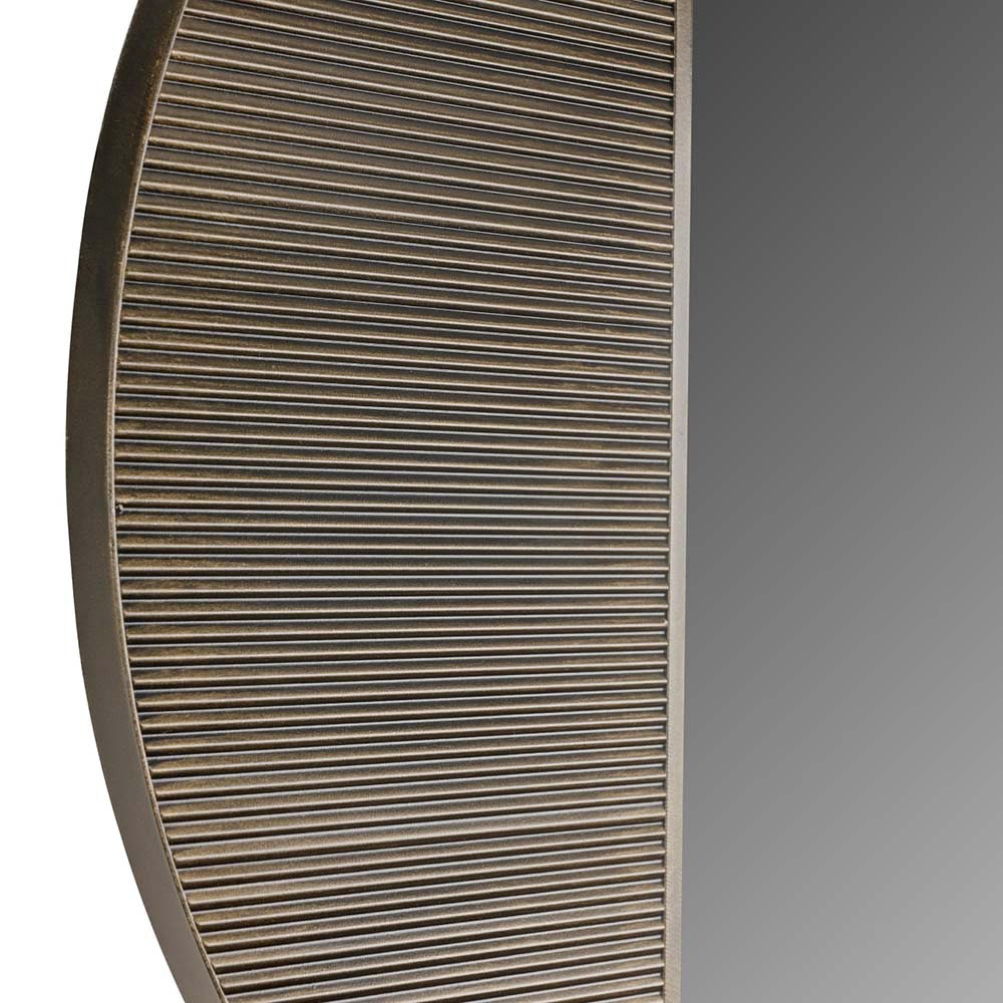 Product photograph of Libra Belvedere Black Wall Mirror 90cm from Choice Furniture Superstore.