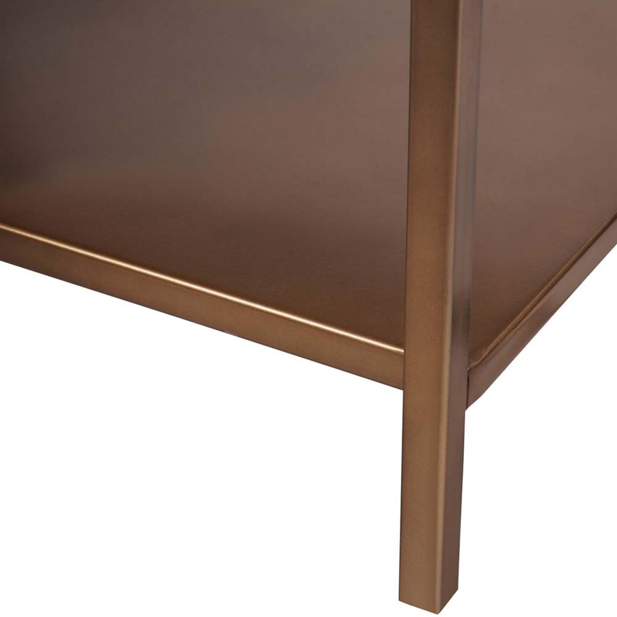 Product photograph of Libra Brooks Coffee Table Brushed Champagne from Choice Furniture Superstore.