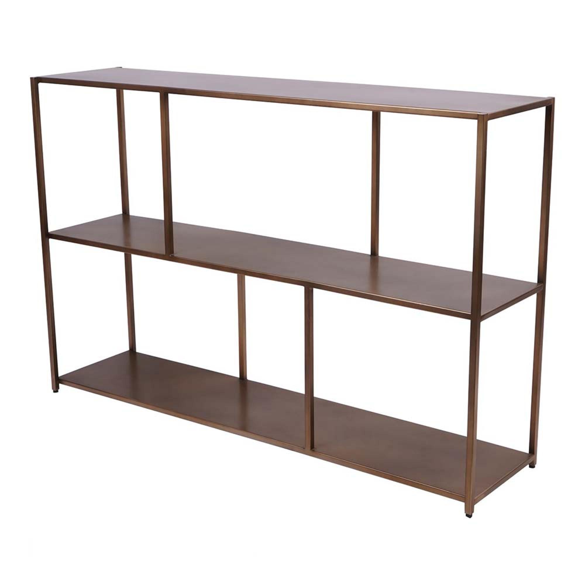 Product photograph of Libra Brooks Console Table Brushed Champagne from Choice Furniture Superstore.