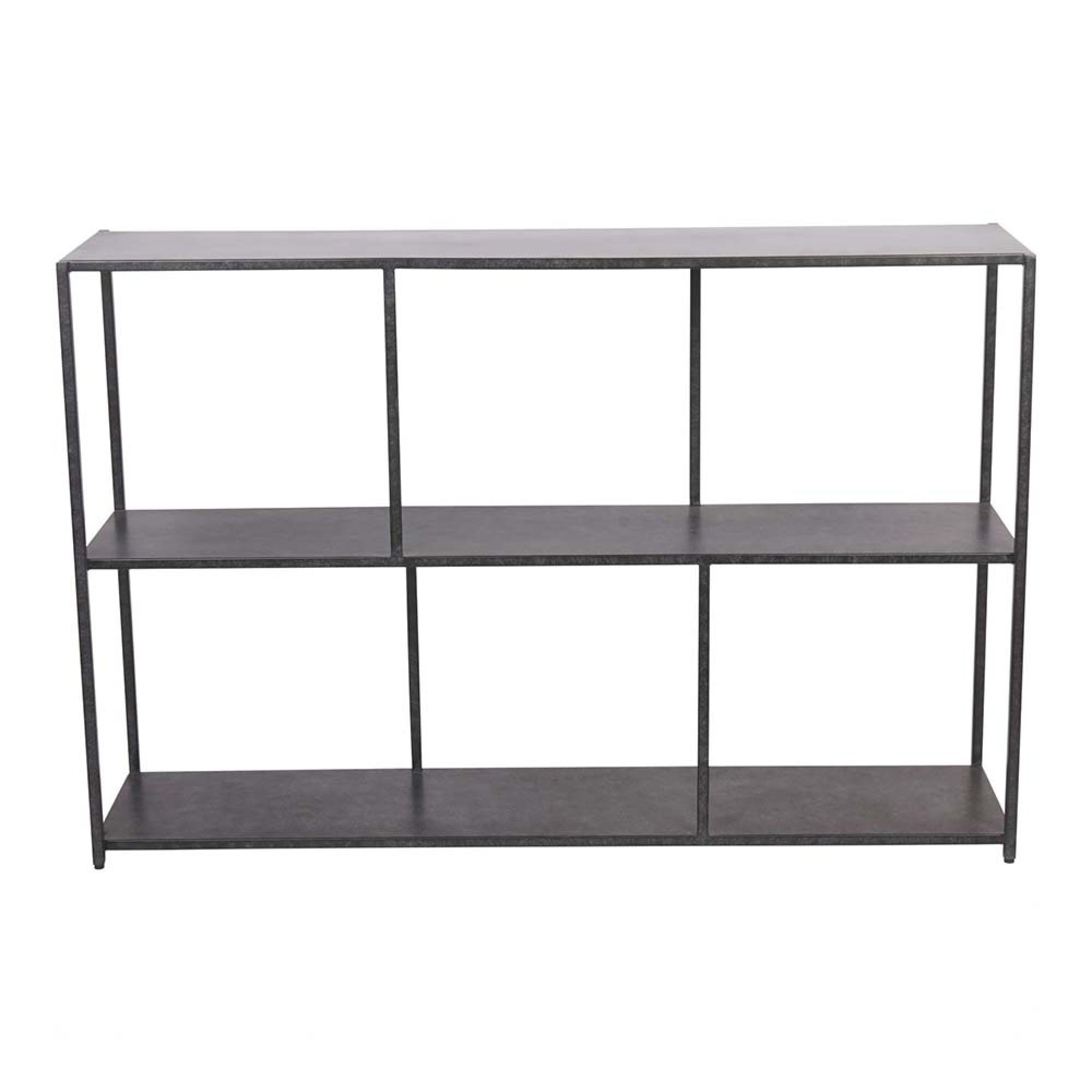 Product photograph of Libra Brooks Console Table Mottled Black from Choice Furniture Superstore.