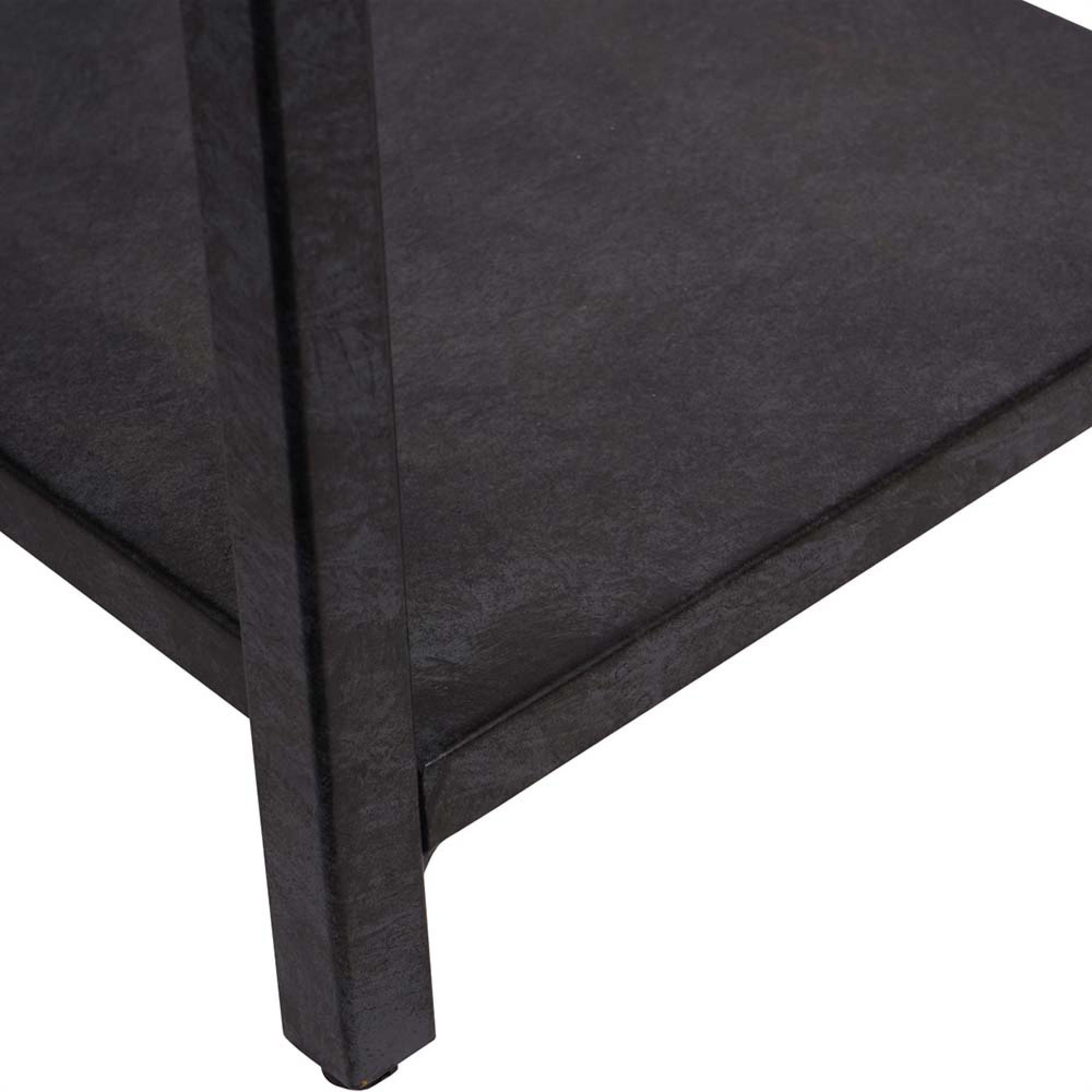 Product photograph of Libra Brooks Tall Metal Shelving Unit Mottled Black from Choice Furniture Superstore.