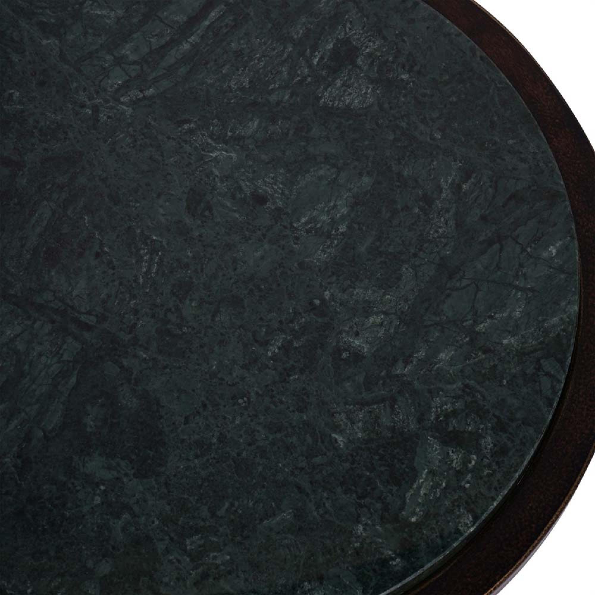 Product photograph of Libra Iota Accent Table Green Panna Marble from Choice Furniture Superstore.