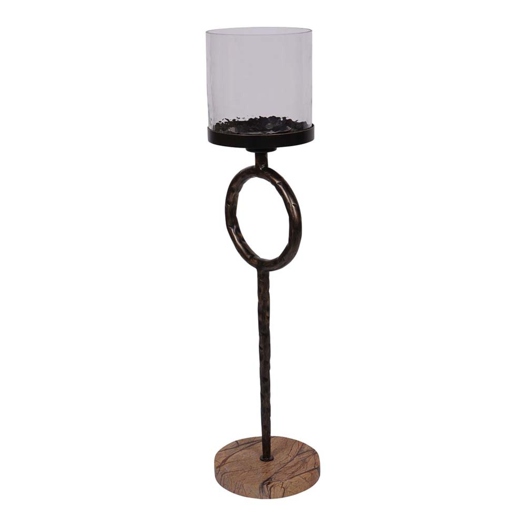 Product photograph of Libra Rutland Floor Hurricane Small 92cm from Choice Furniture Superstore.