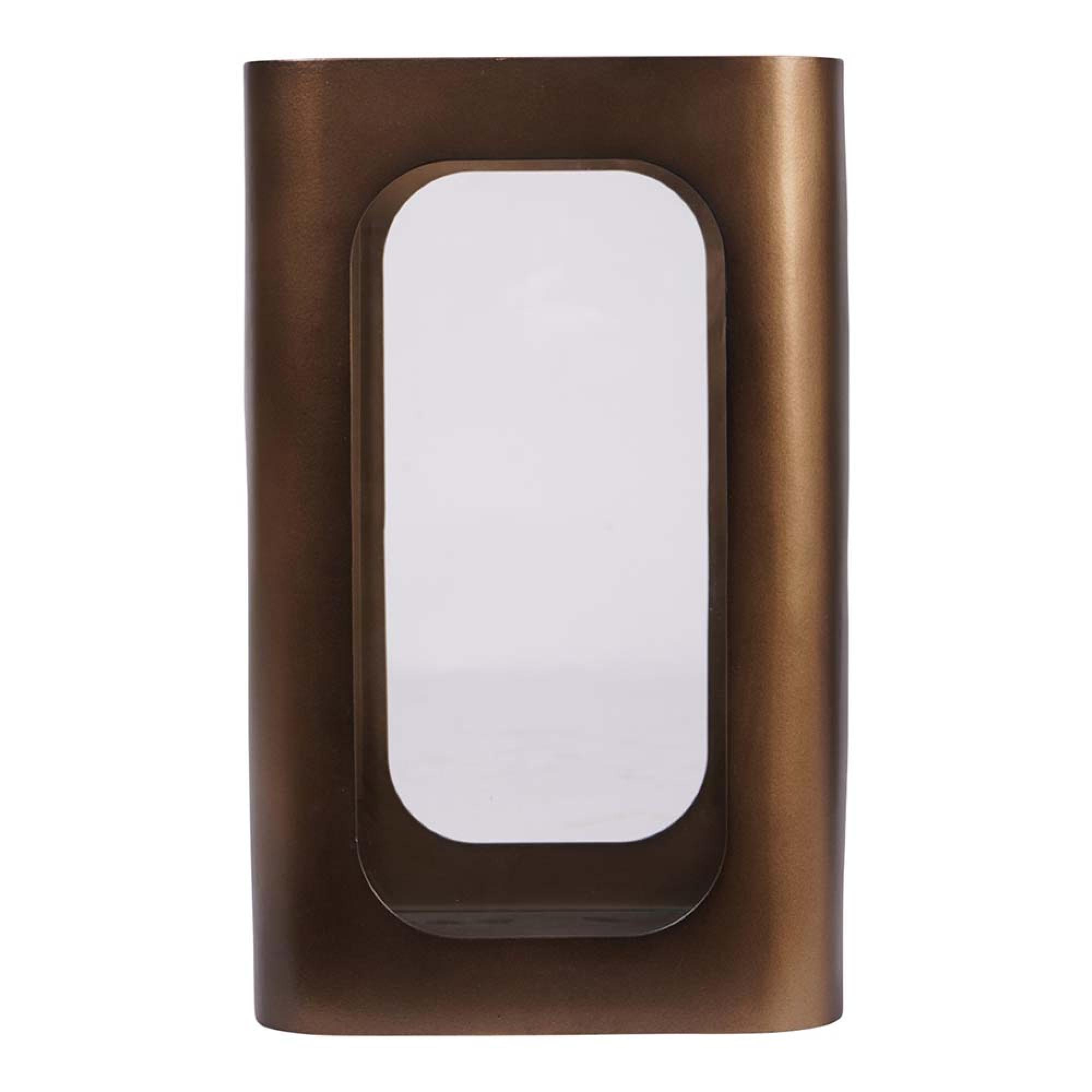 Product photograph of Libra Thorpe Metal And Glass Hurricane Small 28cm from Choice Furniture Superstore.