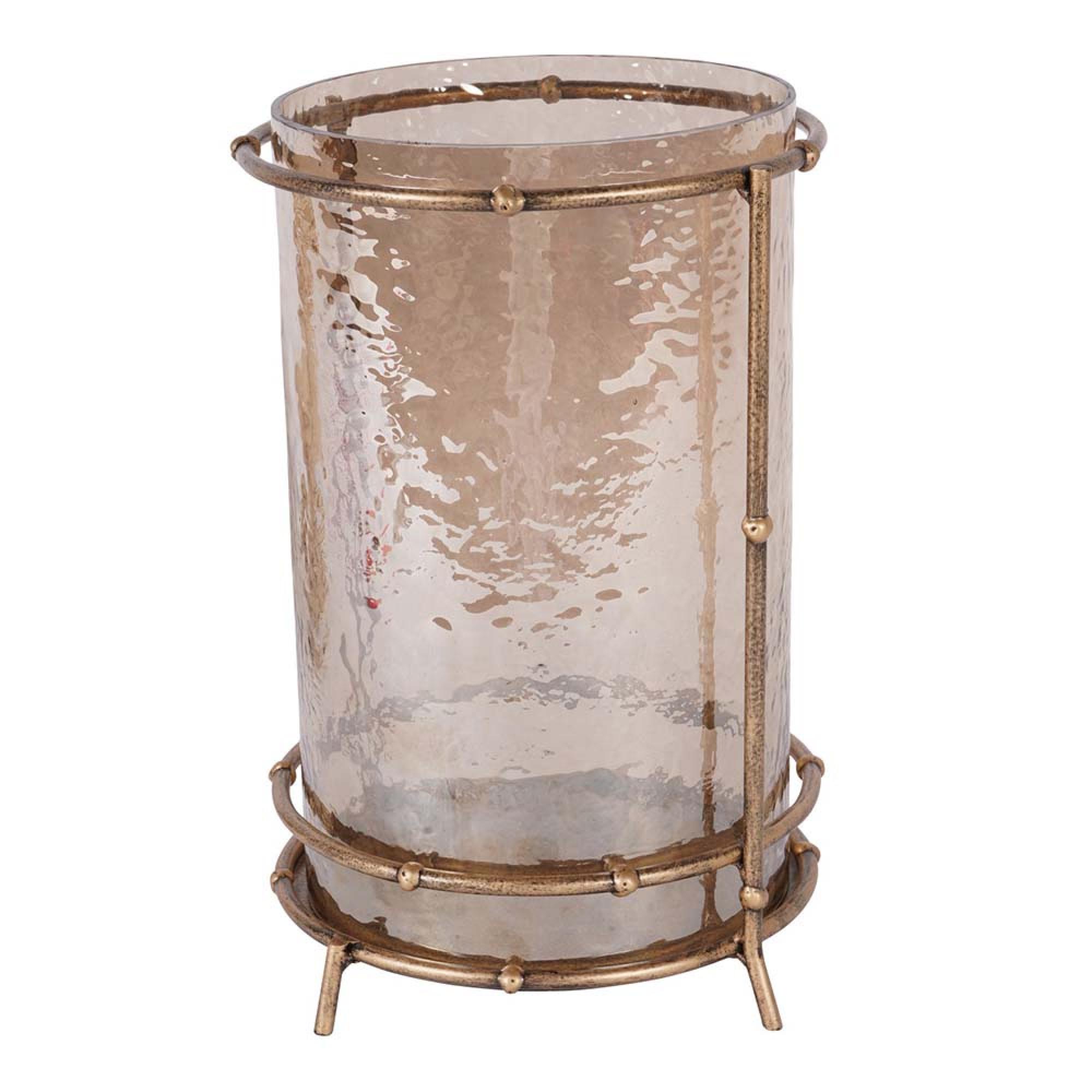 Product photograph of Libra Laura Ashley Astaire Bamboo Table Hurricane Large from Choice Furniture Superstore.
