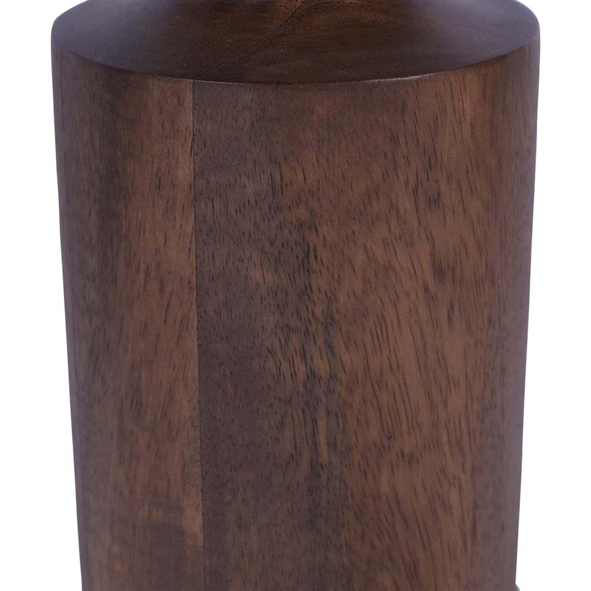 Product photograph of Libra Amalfi Wooden Pillar Holder 23cm from Choice Furniture Superstore.
