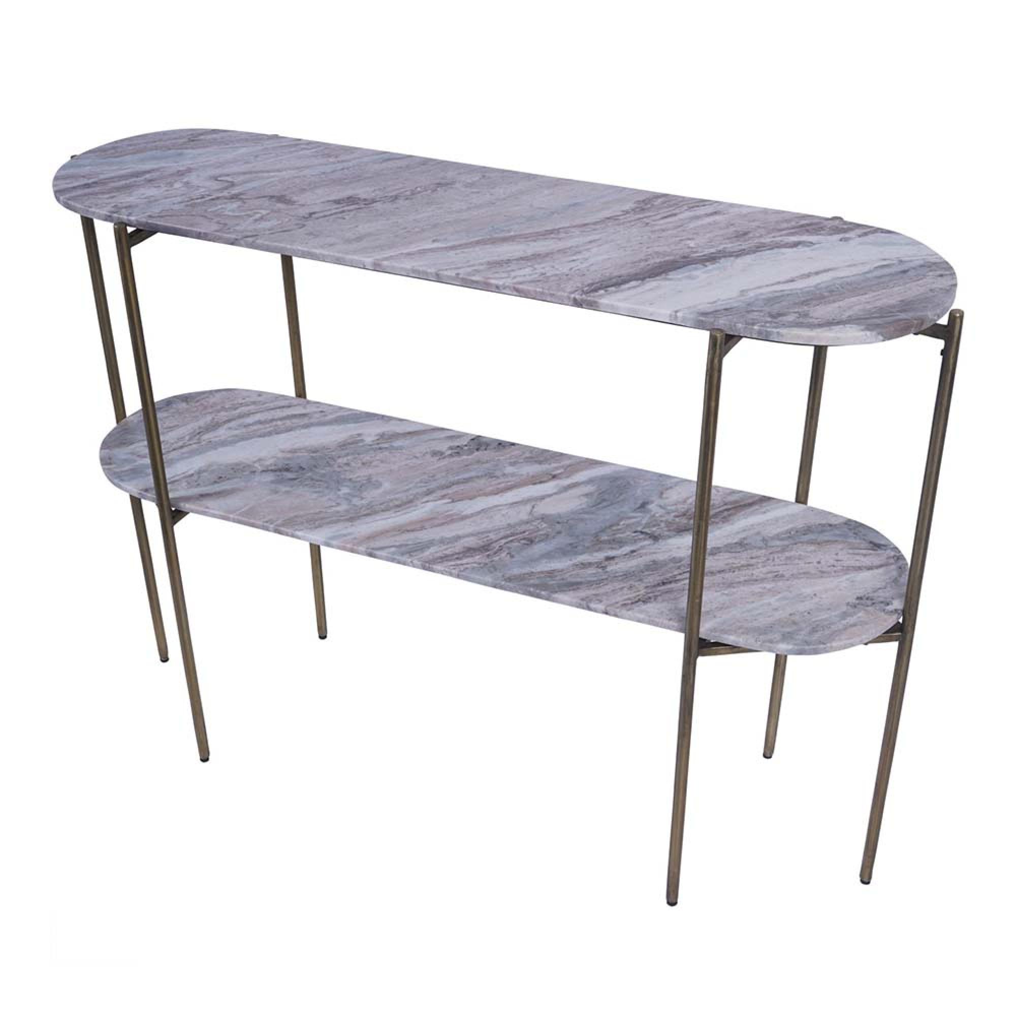 Product photograph of Libra Toronto Marble Top And Base Console Table from Choice Furniture Superstore.