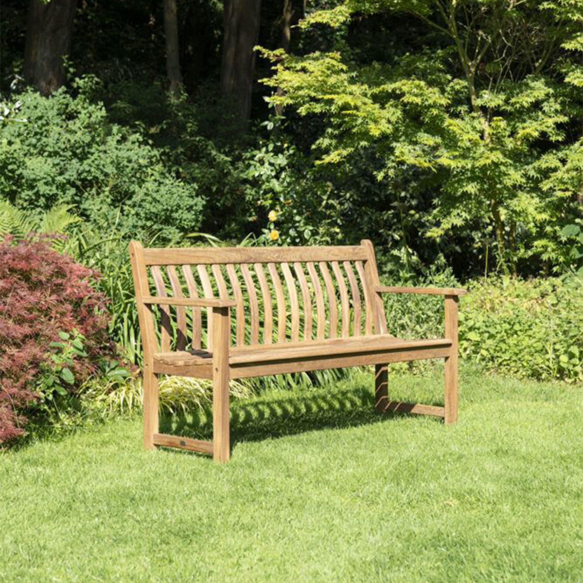 Product photograph of Alexander Rose Albany Acacia Wood Broadfield Bench 5ft from Choice Furniture Superstore.