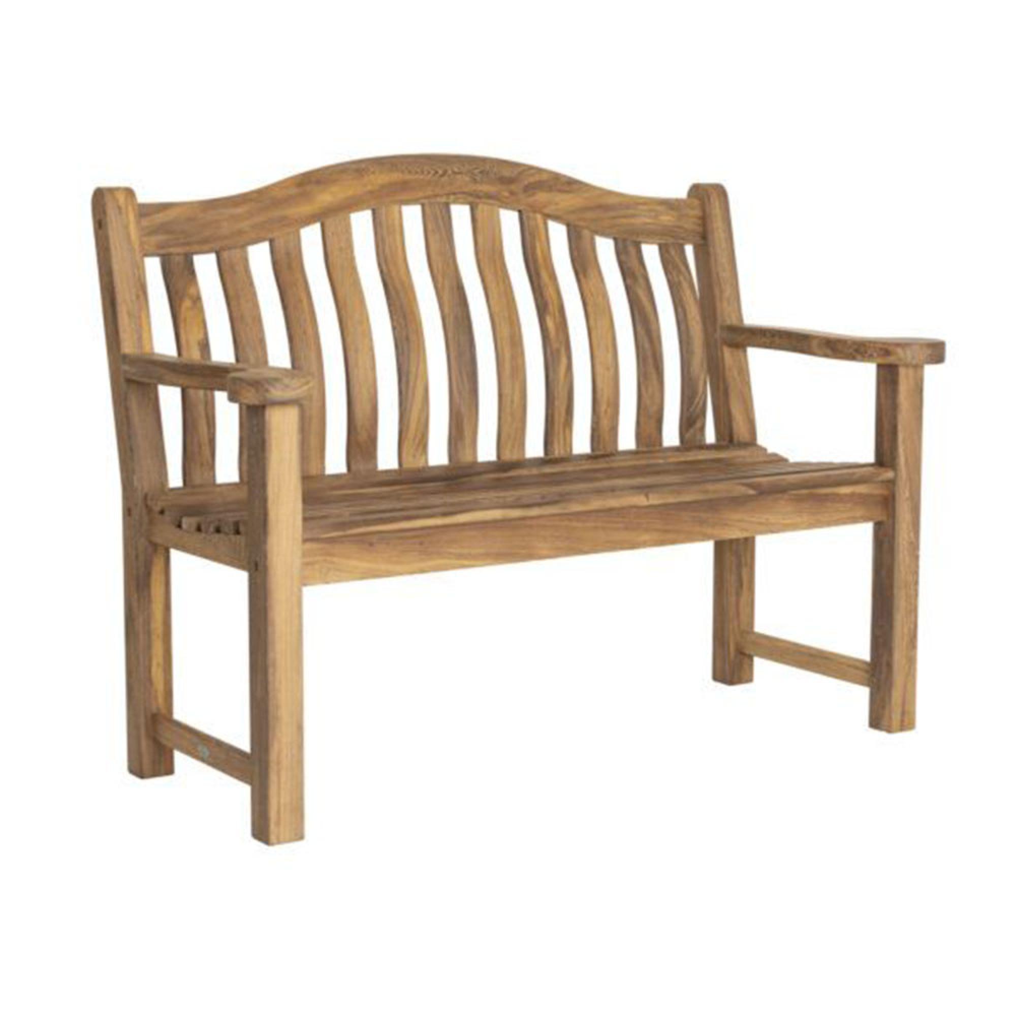 Product photograph of Alexander Rose Albany Acacia Wood Turnberry Bench 4ft from Choice Furniture Superstore.