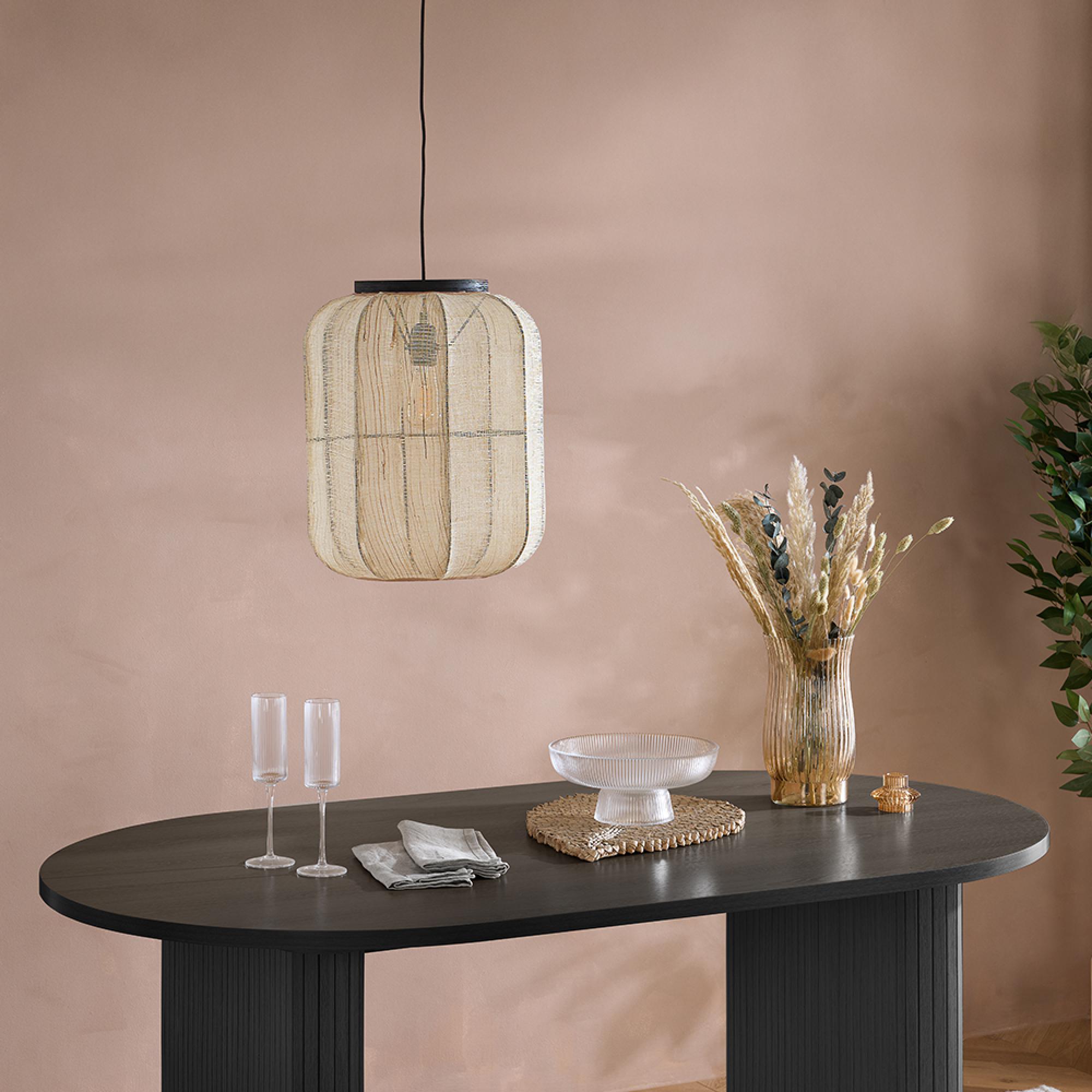 Product photograph of Axel Black Fluted 6 Seater Oval Dining Table from Choice Furniture Superstore.