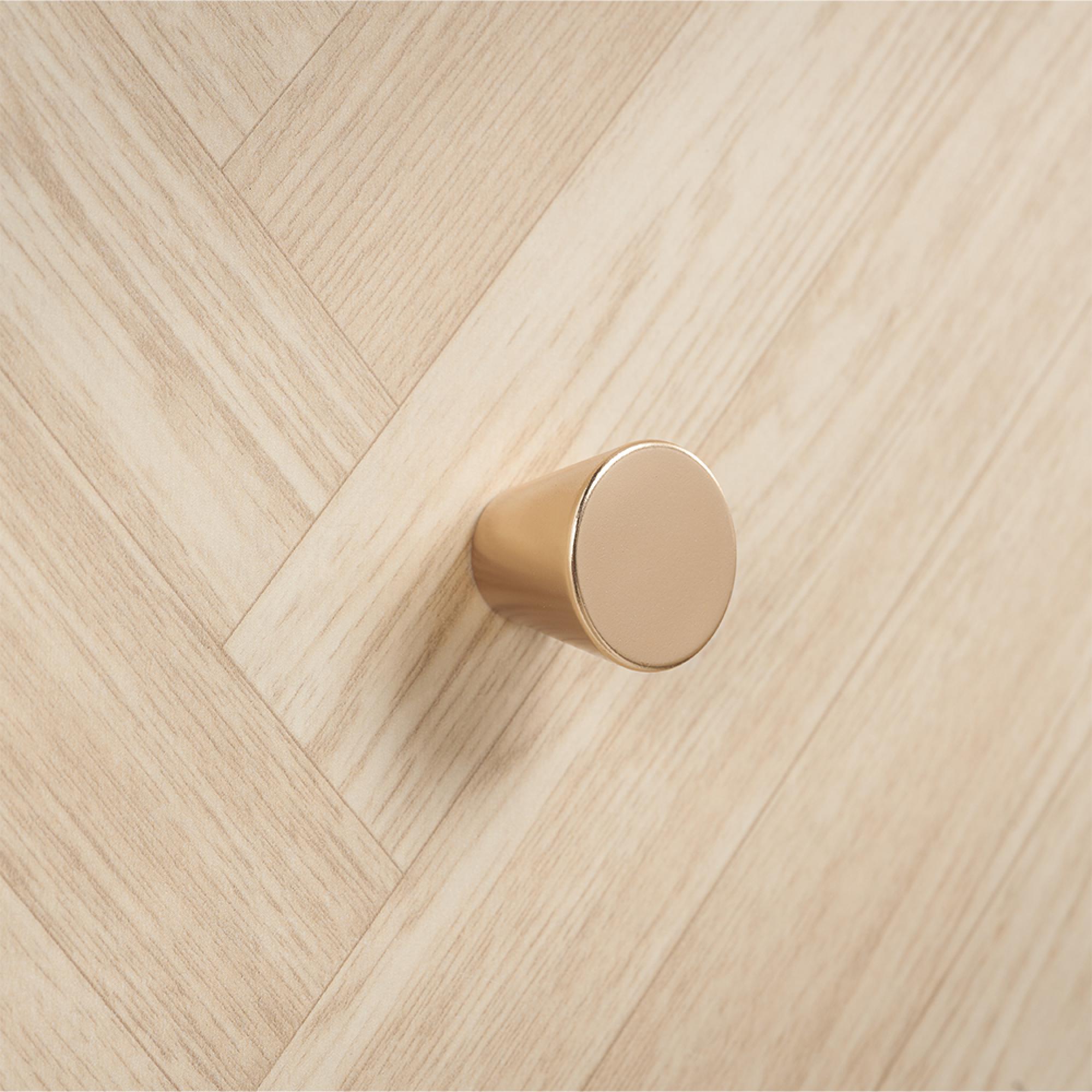 Product photograph of Herringford Oak 2 Door Wardrobe from Choice Furniture Superstore.