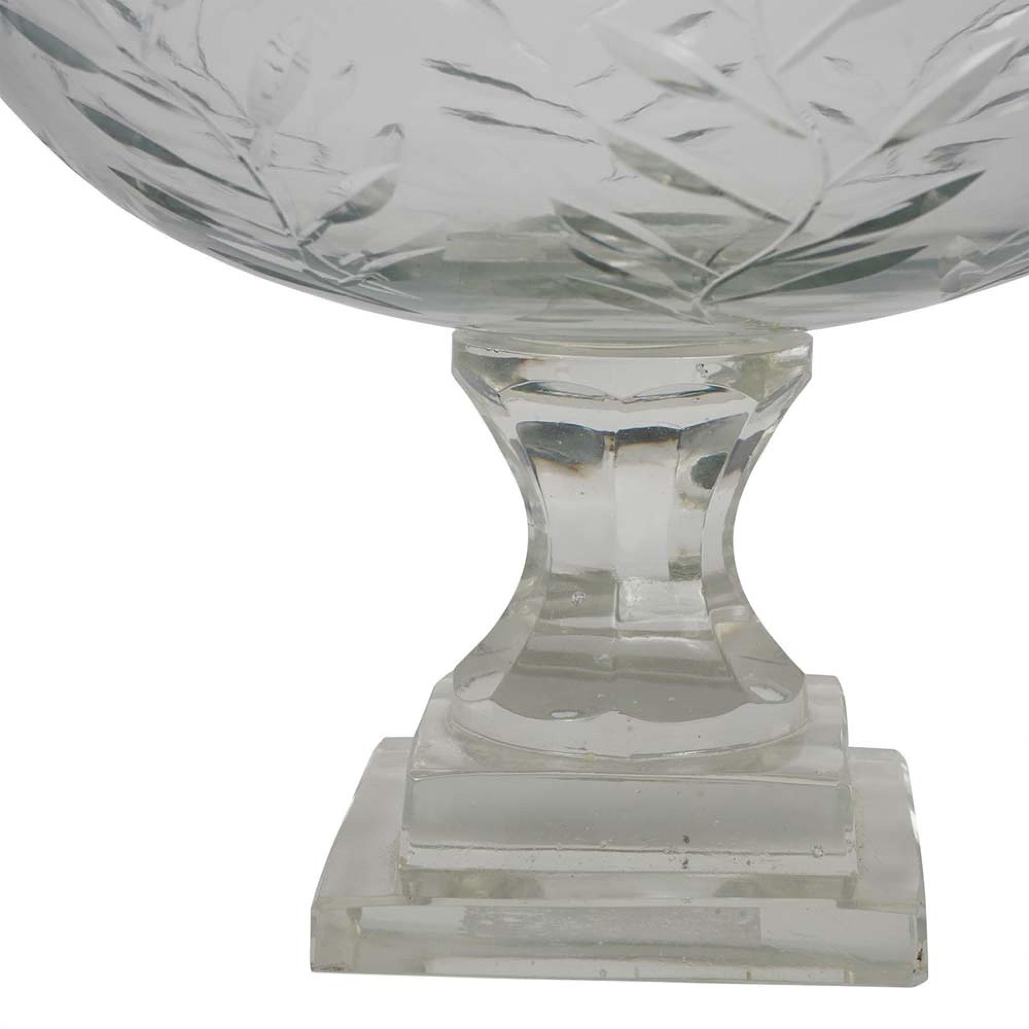 Product photograph of Libra Laura Ashley Glass Cut Bowl from Choice Furniture Superstore.