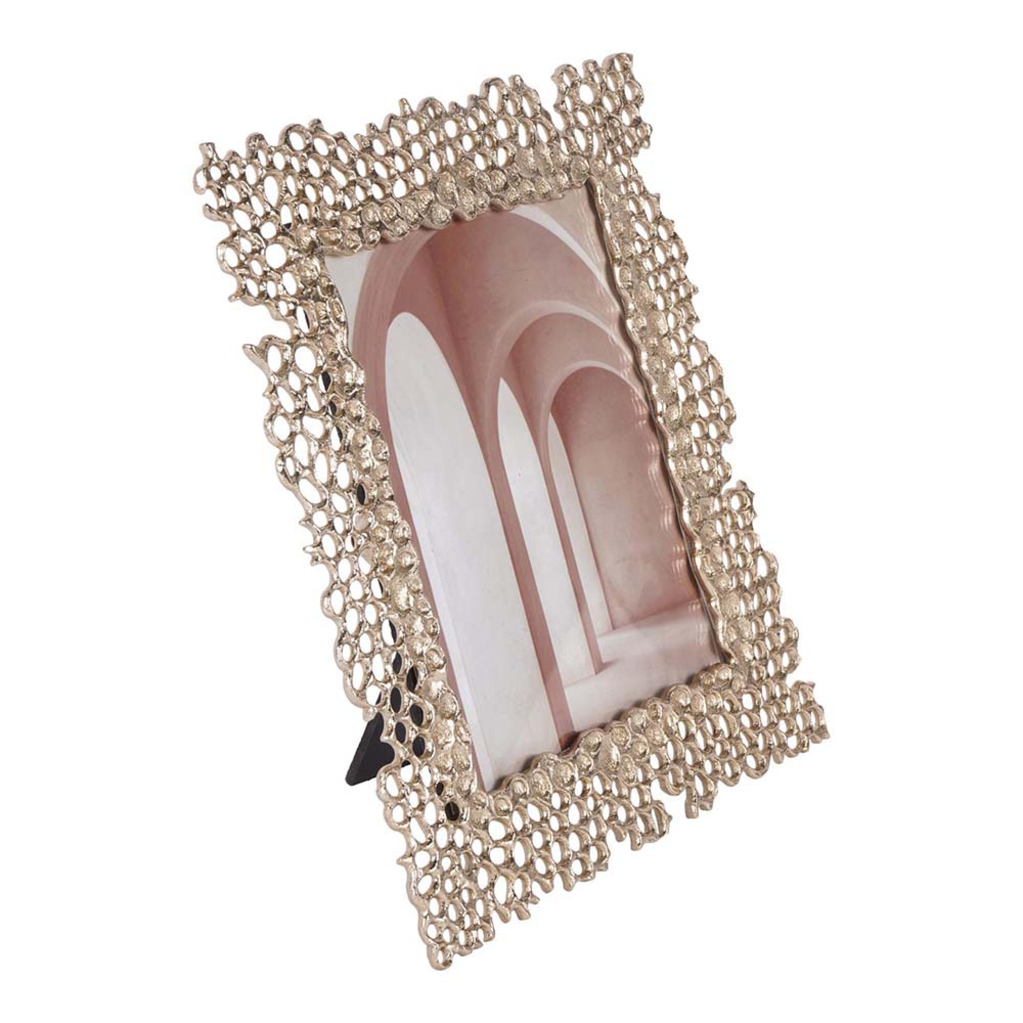 Product photograph of Libra Miel Cast Aluminium Photo Frame - 30cm from Choice Furniture Superstore.