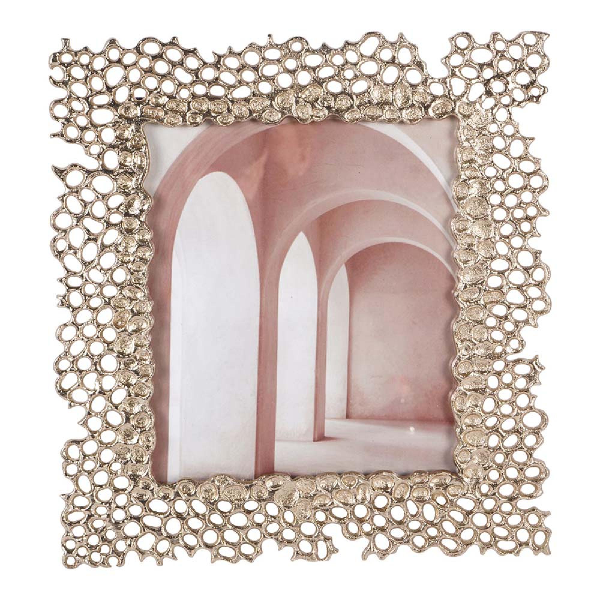 Product photograph of Libra Miel Cast Aluminium Photo Frame - 30cm from Choice Furniture Superstore.